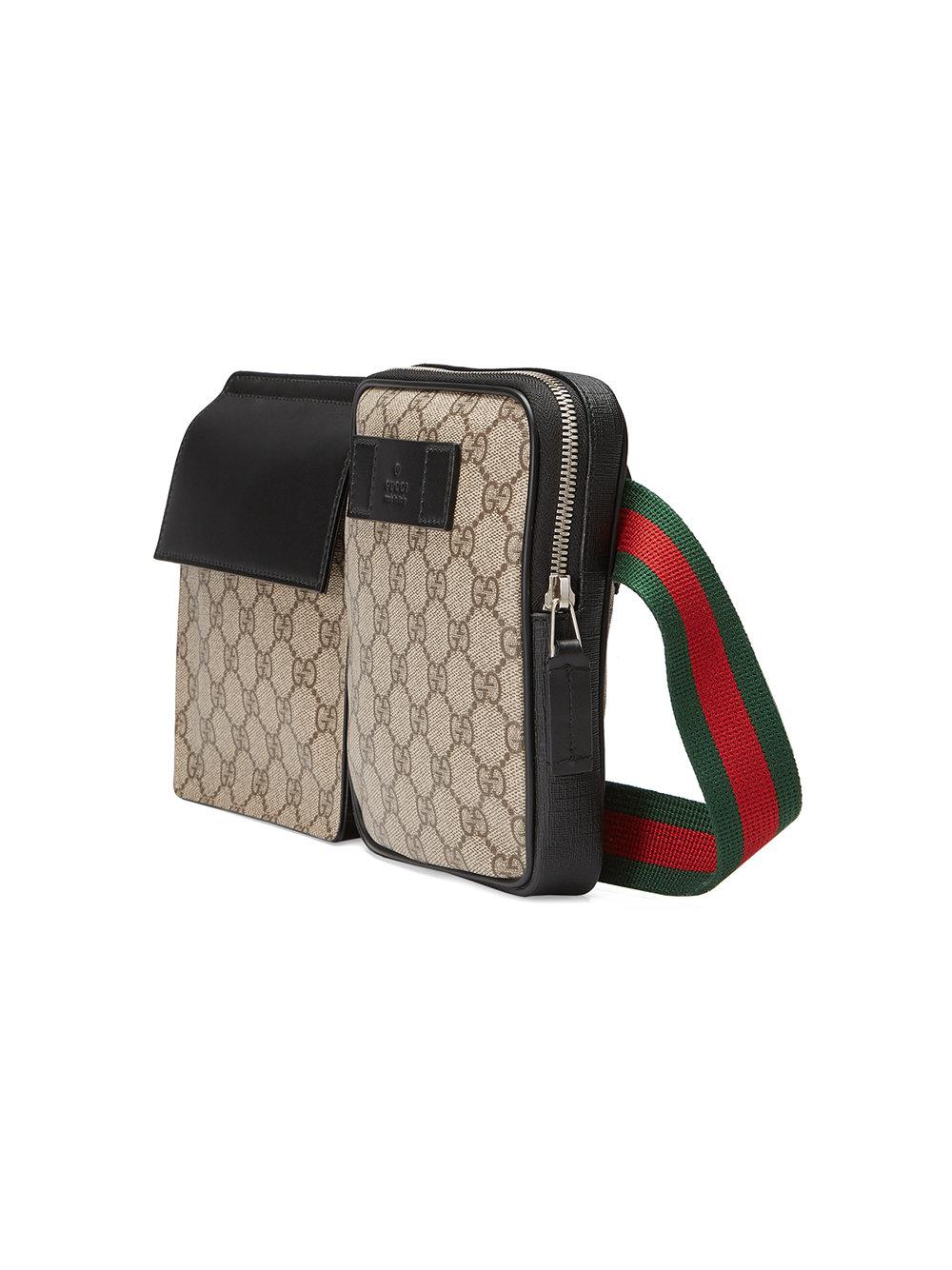 Lyst - Gucci GG Supreme Belt Bag for Men