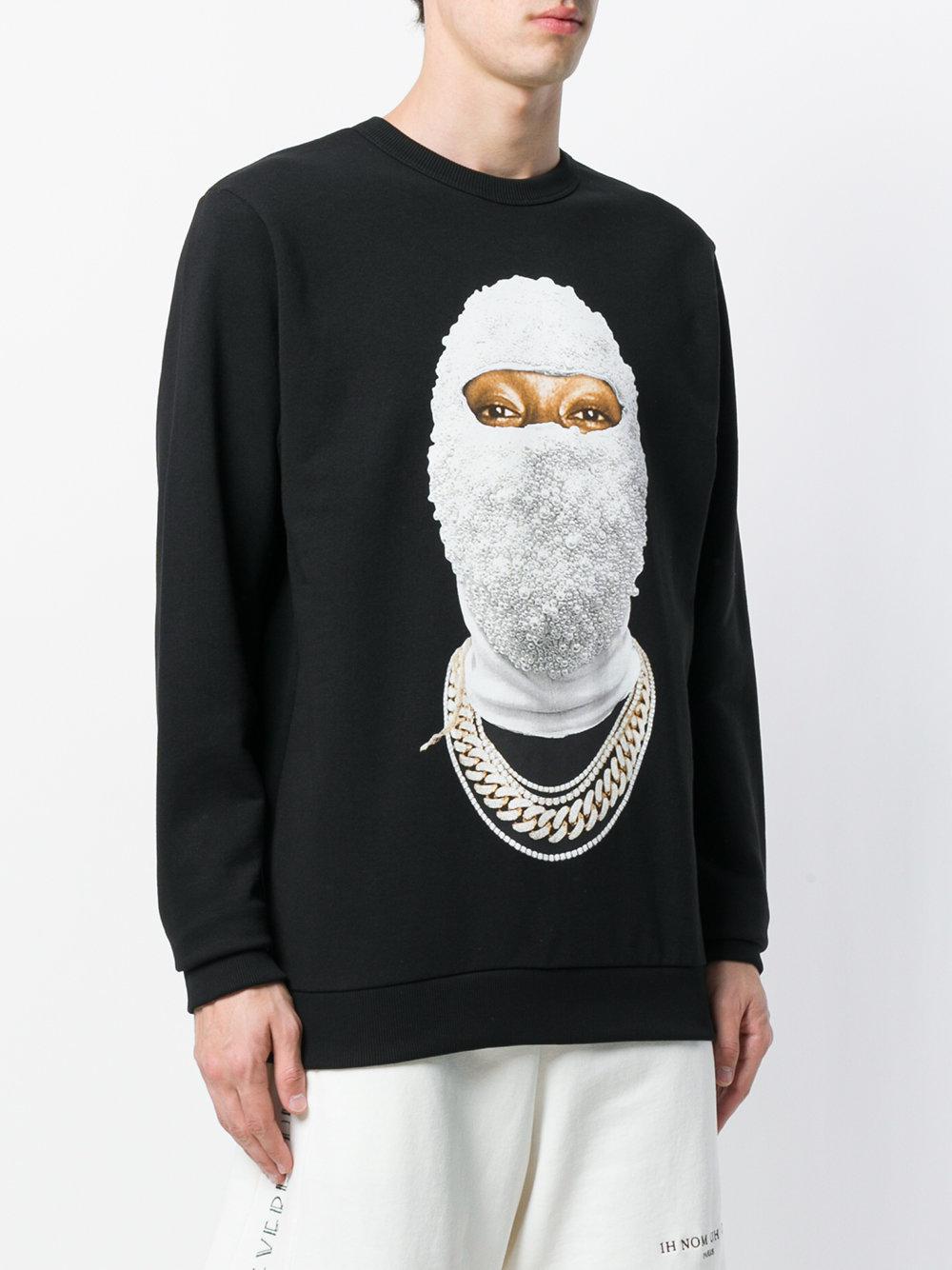 Lyst - Ih Nom Uh Nit Face Gold Sweatshirt in Black for Men
