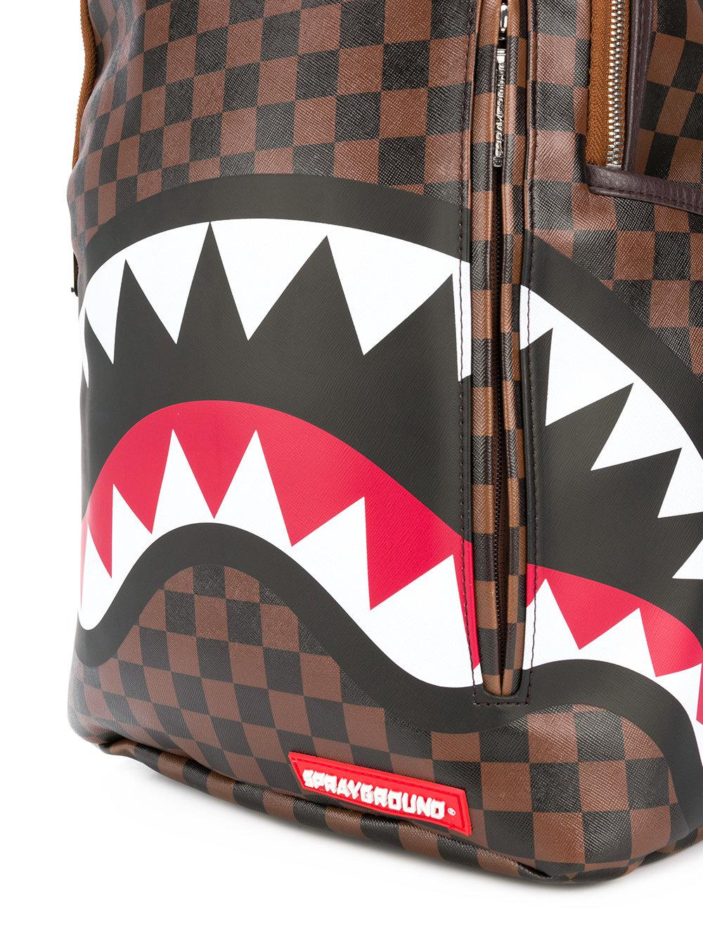 Lyst - Sprayground Shark Backpack in Brown for Men