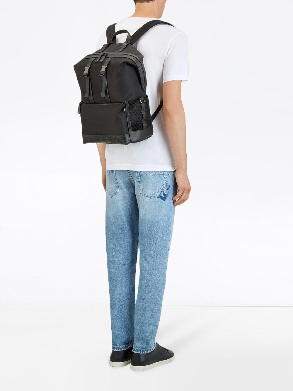En Pour Lyst À Fendi Coloris Dos Homme Sac Yf76gb Noir Zippé wXTOkuPZi