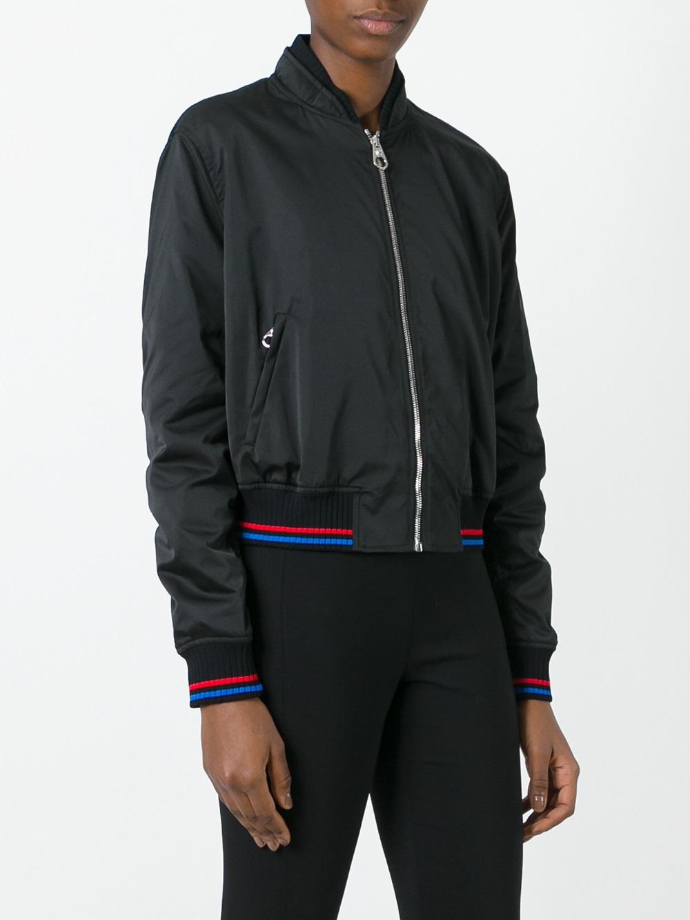 Lyst Versace Medusa Head Bomber Jacket in Black