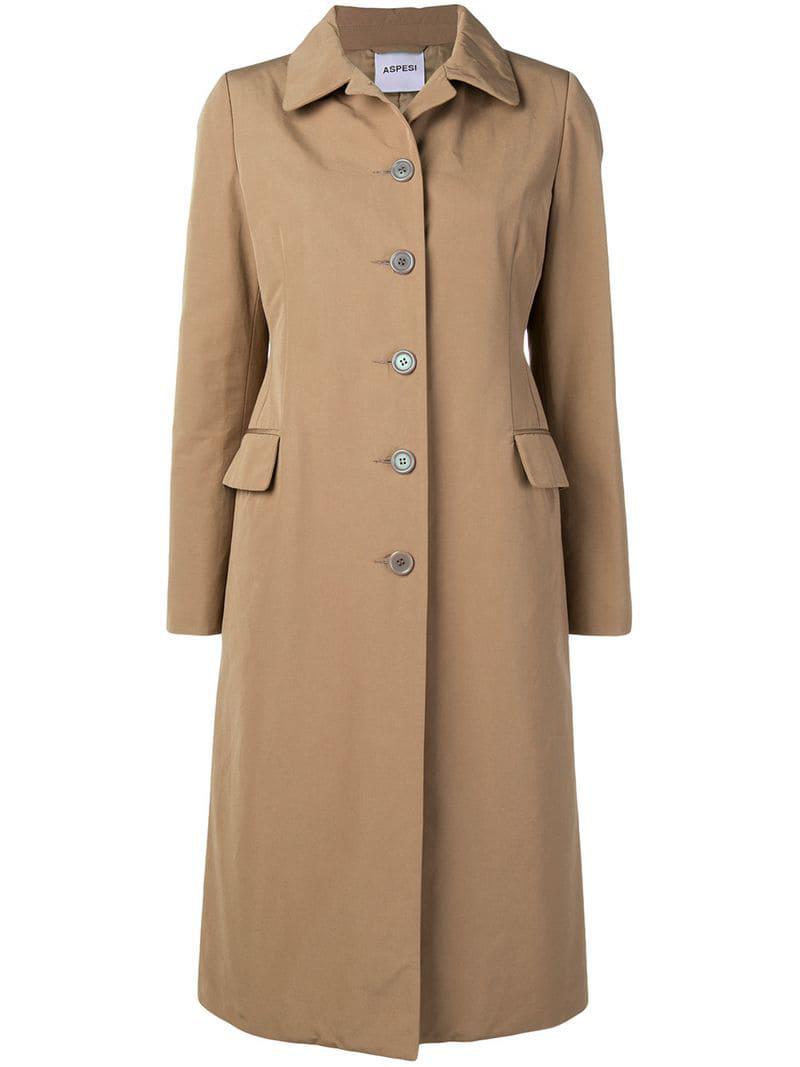 Natural Coat Women's Breasted Single Aspesi qAxX4U4