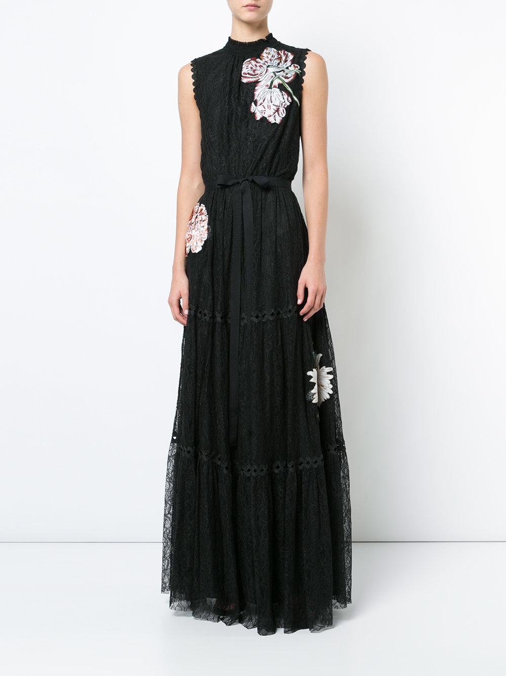 Sachin &amp; Babi Celina Floral Lace Gown in Black Lyst