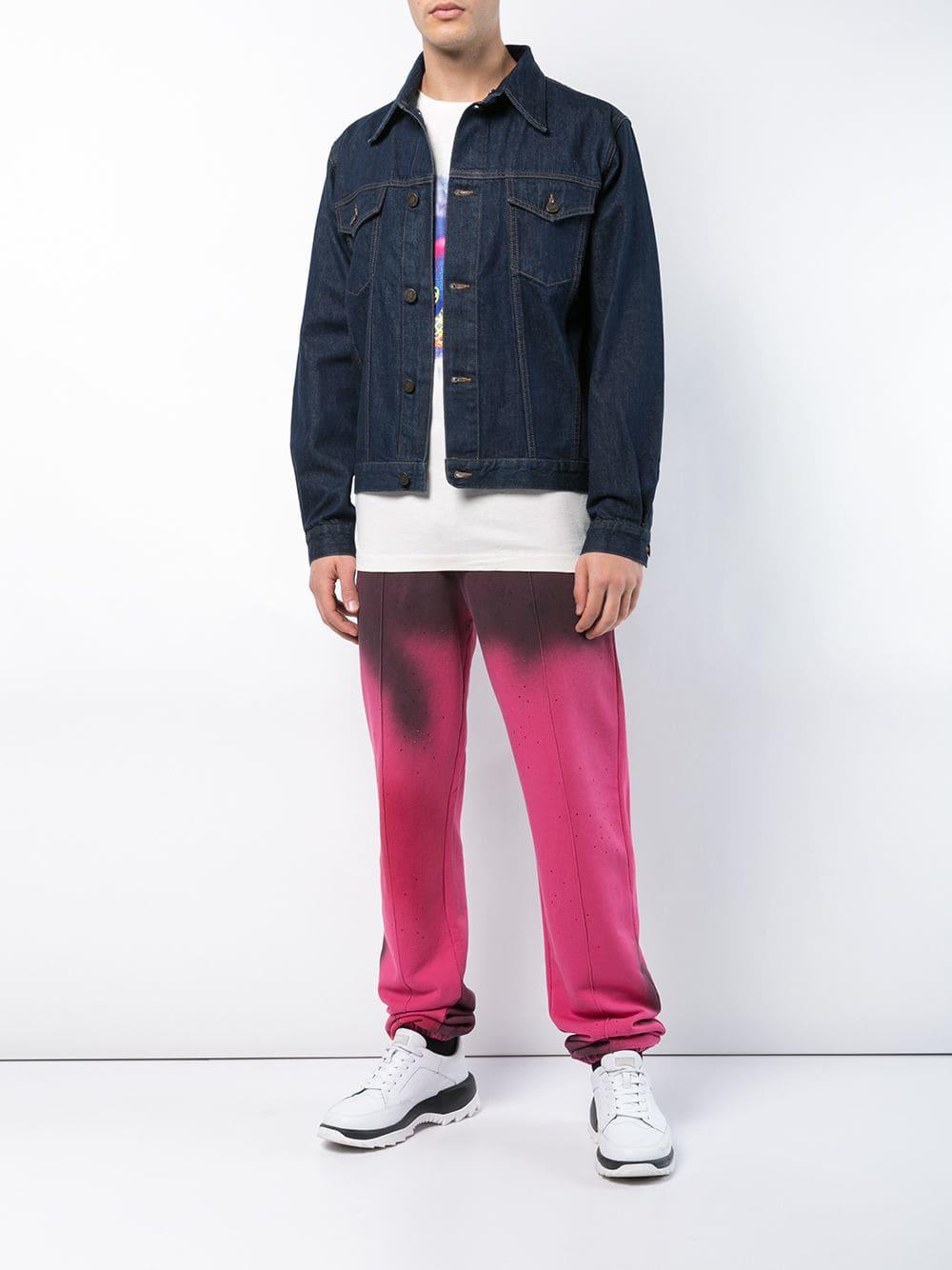 Lyst Off White C O Virgil Abloh Spray Paint Track Pants In Pink View Fullscreen
