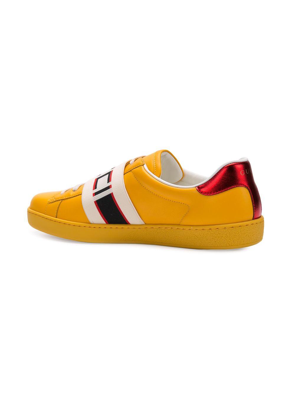 gucci sneakers orange