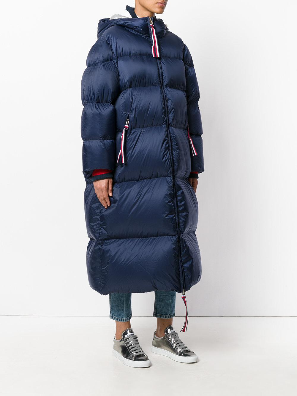 Lyst - Tommy Hilfiger Icon Oversized Down Coat in Blue