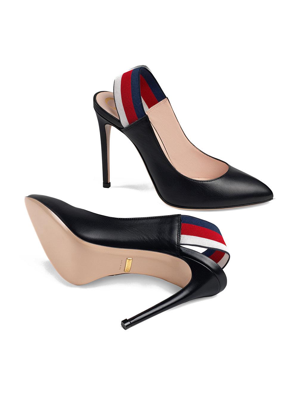 sylvie leather pump gucci