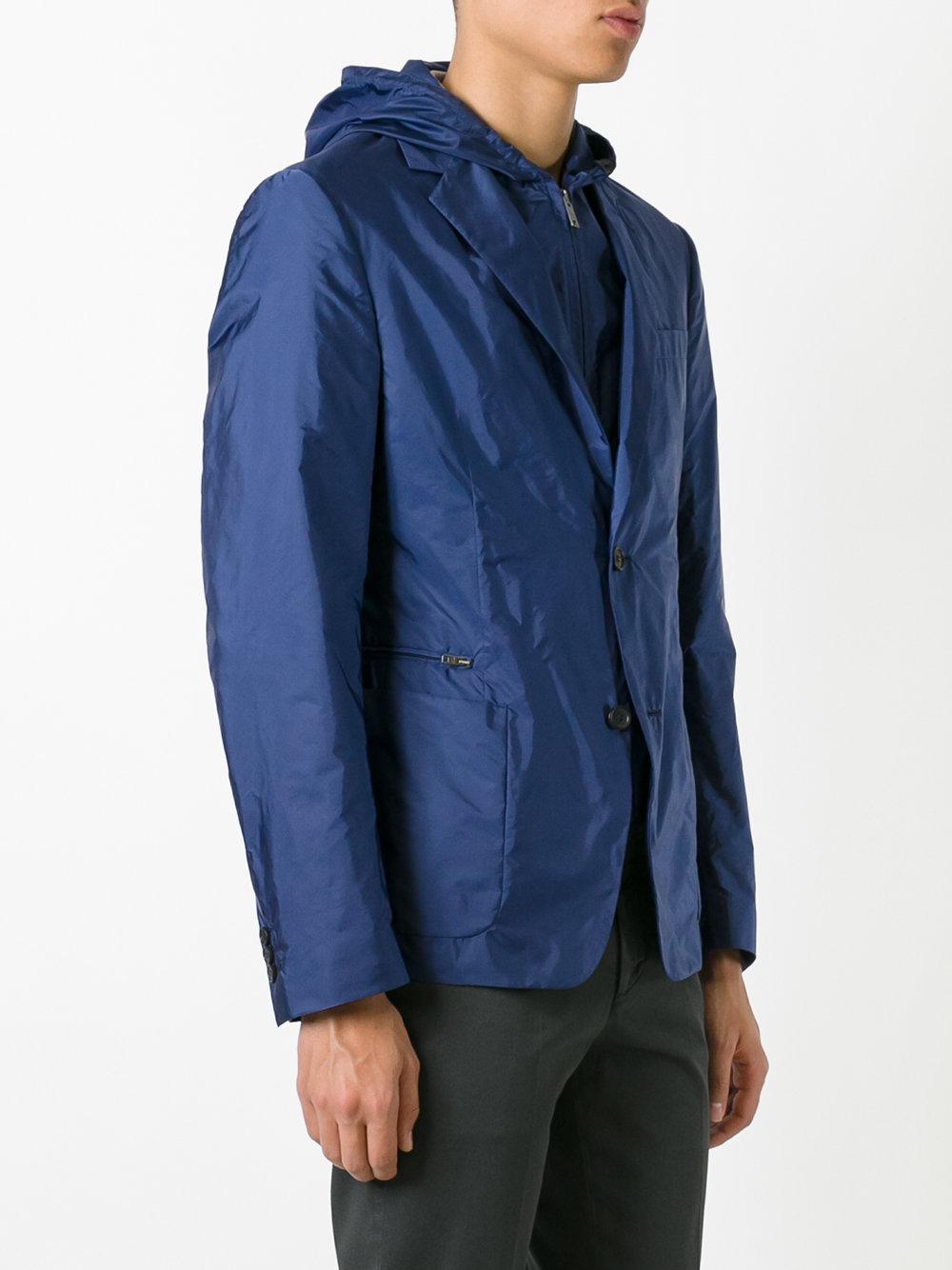 Prada - Hooded Sports Suit Jacket - Men - Polyamide - 50 in Blue for ...