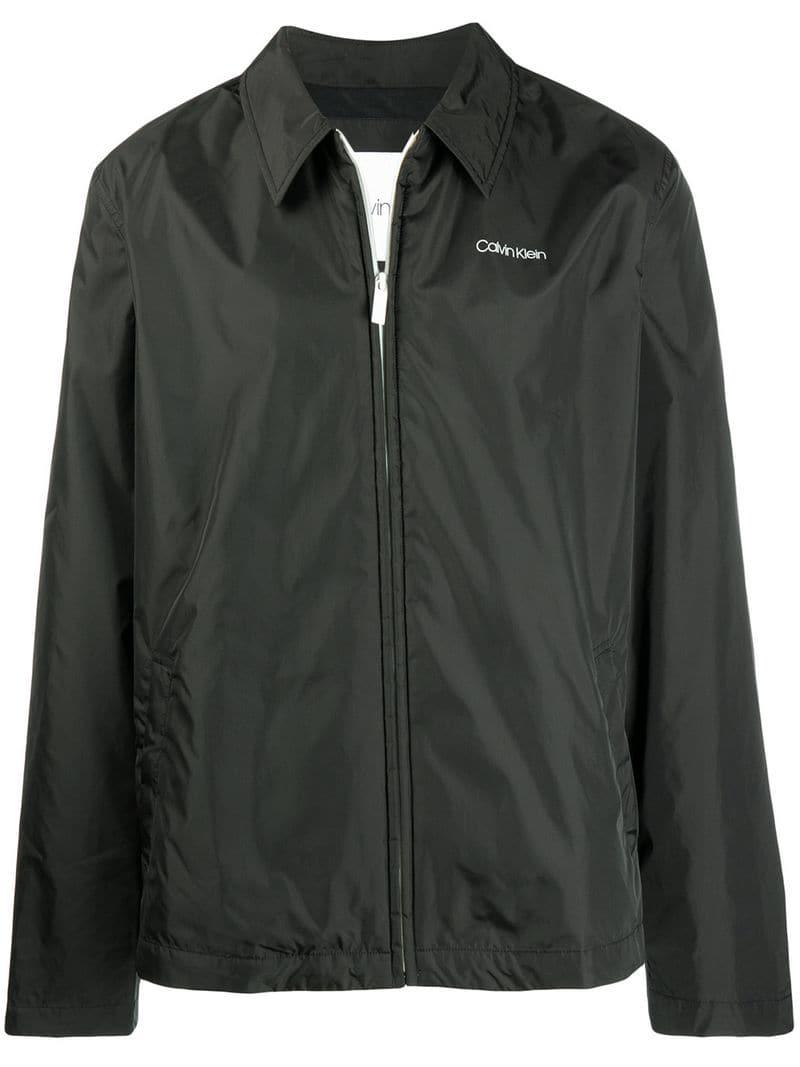 Download Calvin Klein Coach Jacket in Black for Men - Lyst