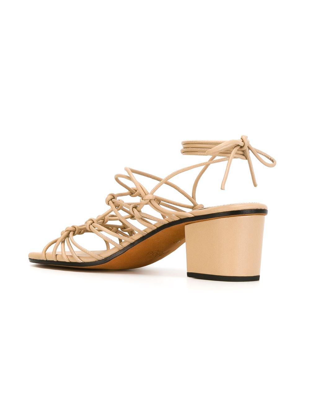 Dolce Vita Wedges Illa Open Toe in Nude Suede (Natural) - Lyst