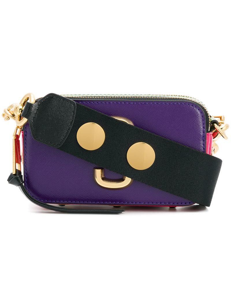 Marc Jacobs Snapshot Buttons Crossbody Bag in Purple - Lyst