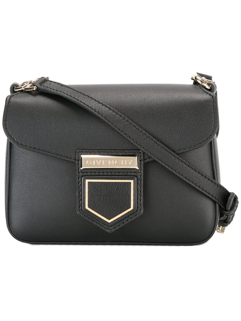 Lyst Givenchy Nobile Mini Crossbody Bag in Black Save 50