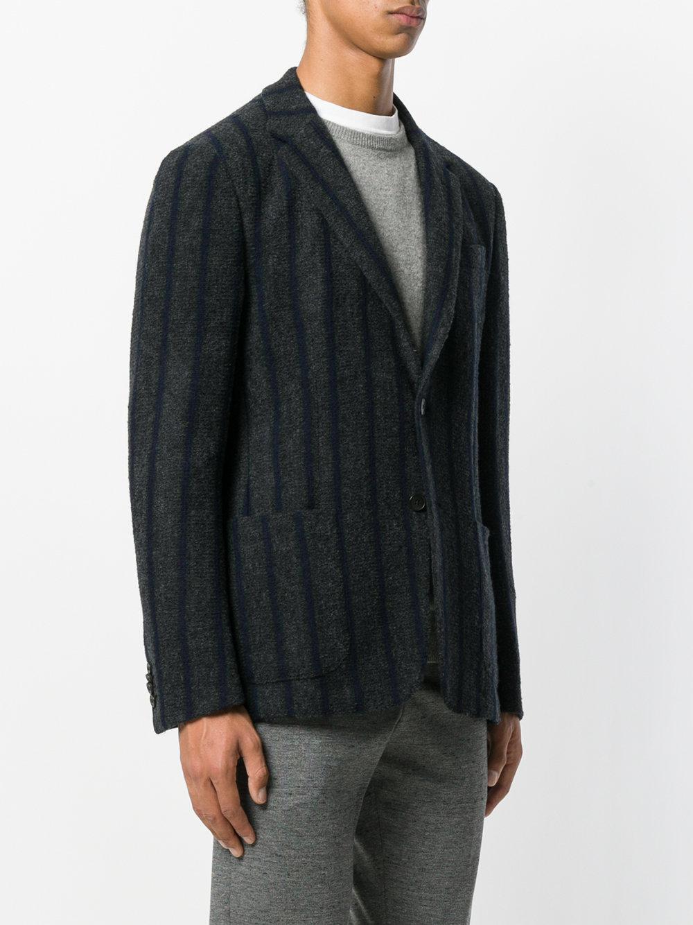 Lyst - Z Zegna Knitted Stripe Blazer for Men