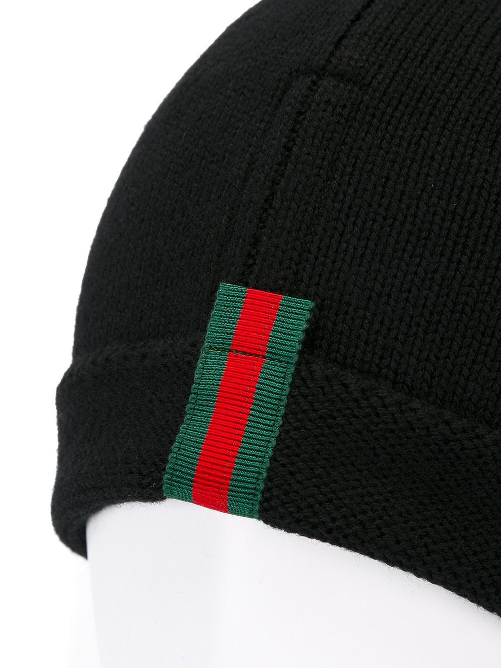 gucci stripe beanie