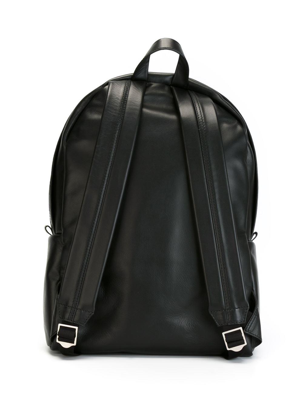 Lyst - Alexander Mcqueen Spine Embossed Backpack in Black for Men