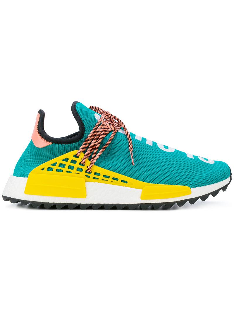 adidas X Pharrell Williams Hu Hiking Nmd_tr Sneakers in Green - Lyst