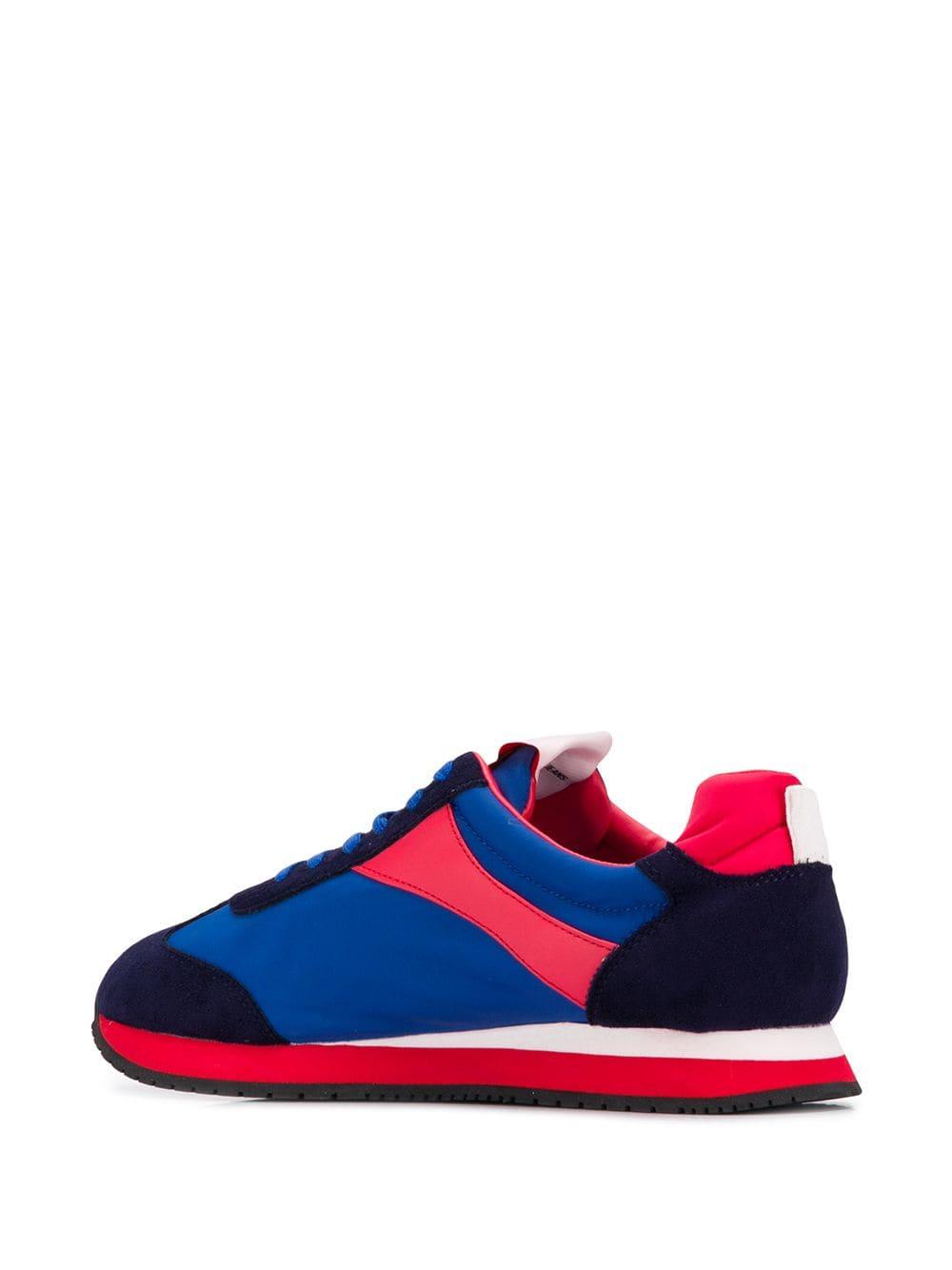 Calvin Klein Lace-up Running Sneakers in Blue for Men - Lyst