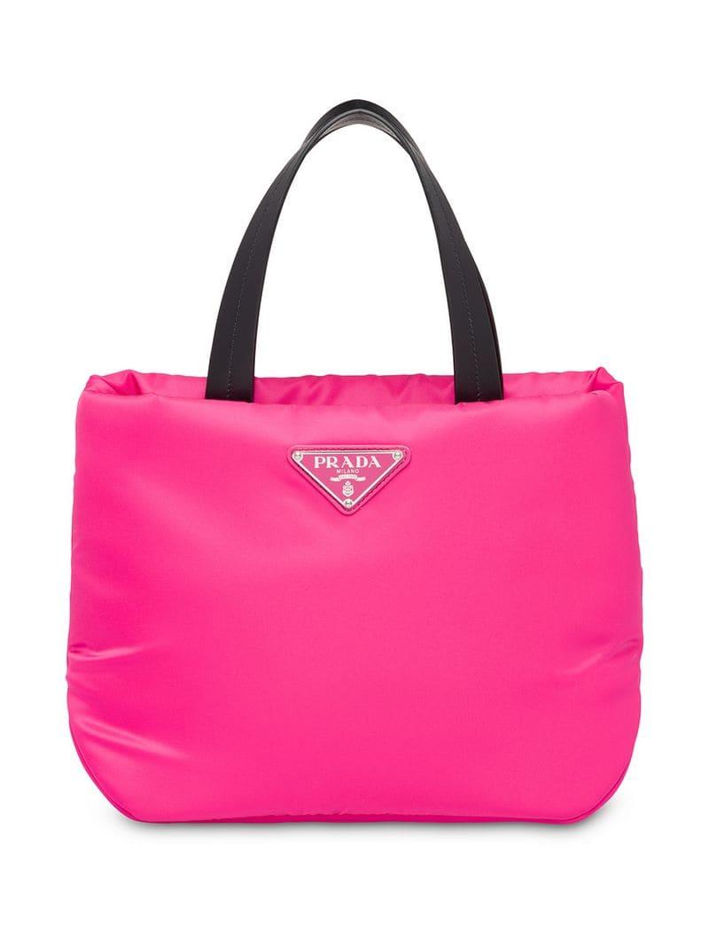 Prada Nylon Hobo Bag Pink Slip Ons For Women