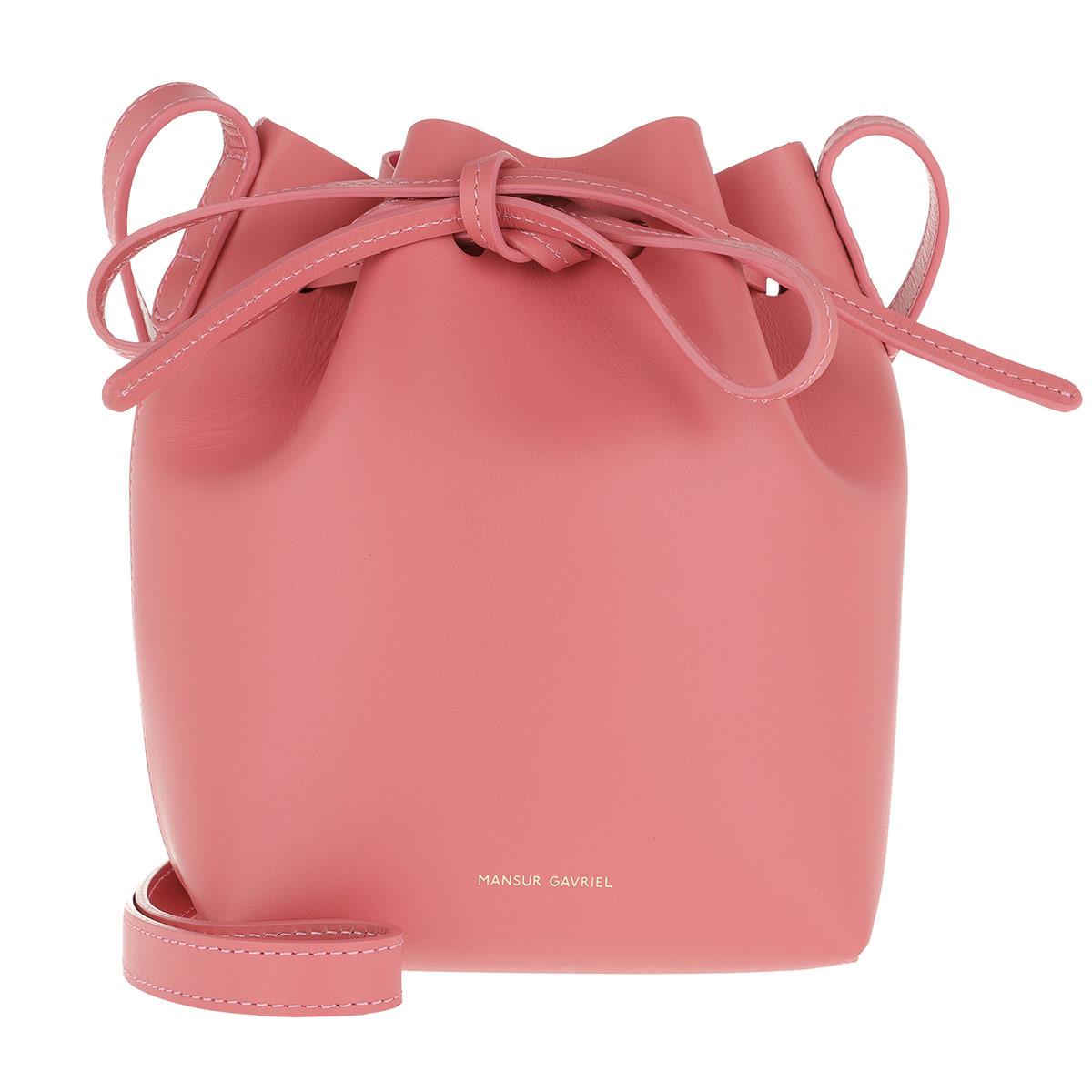 Mansur Gavriel Mini Bucket Bag Dolly In Pink Lyst View Fullscreen