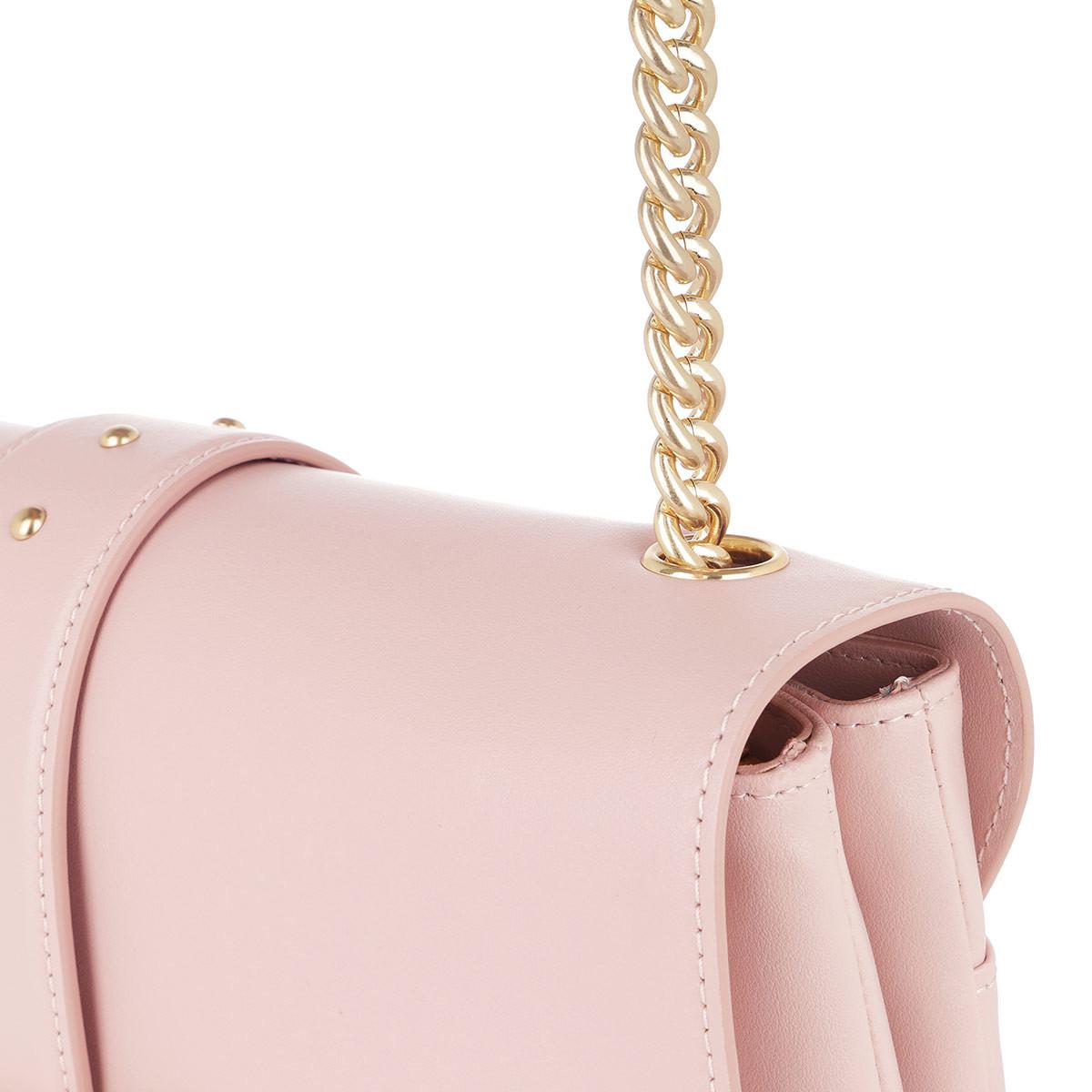 rosa crossbody quilted love chiaro borse pinko metallic AXq7HWqT