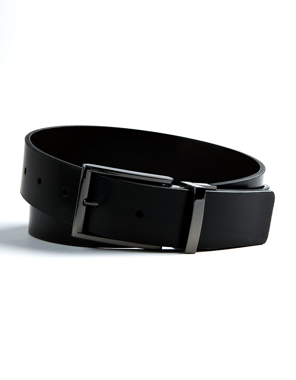 Calvin klein Reversible Leather Belt in Black for Men | Lyst