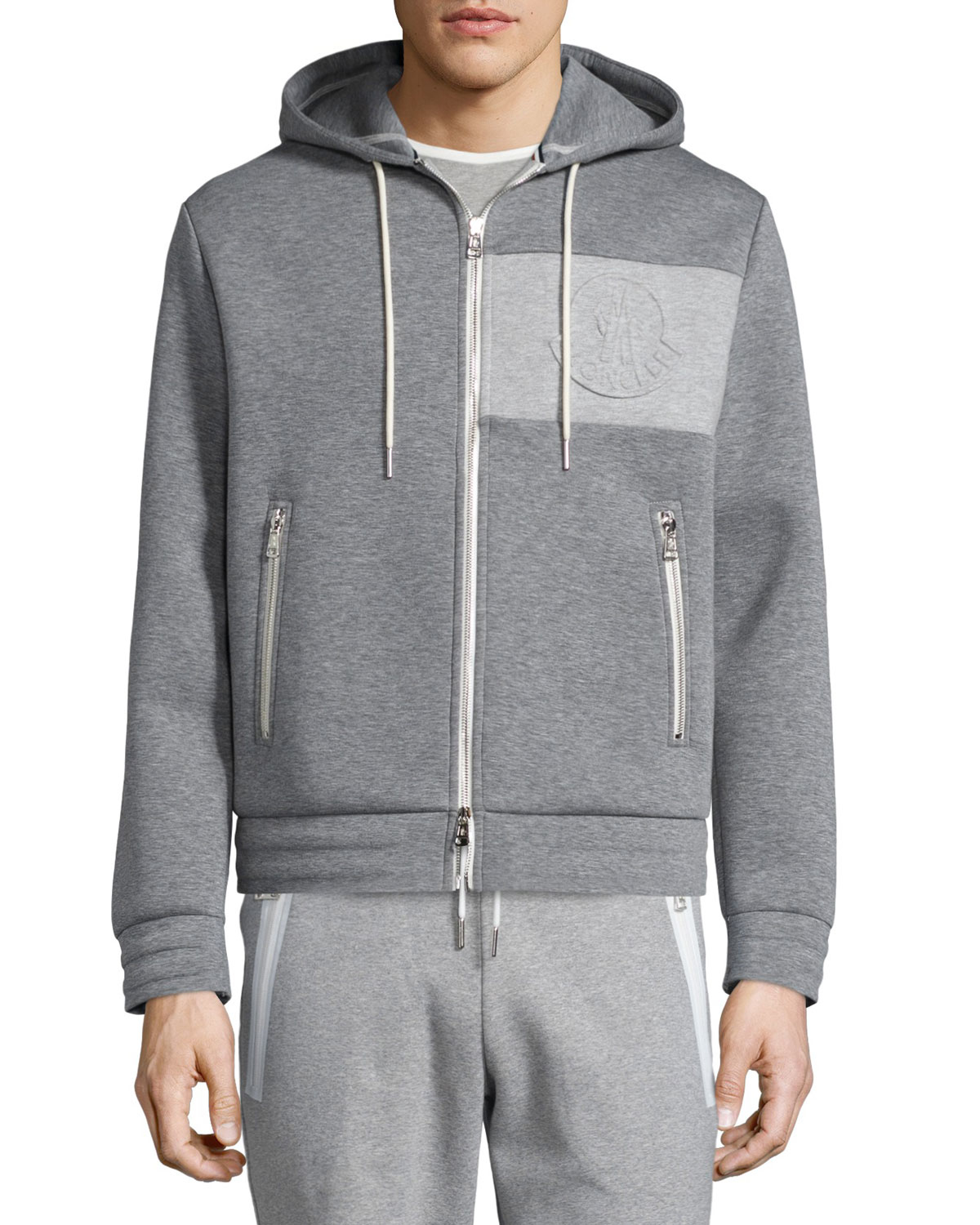 moncler mens grey hoodie moncler mens grey hoodie