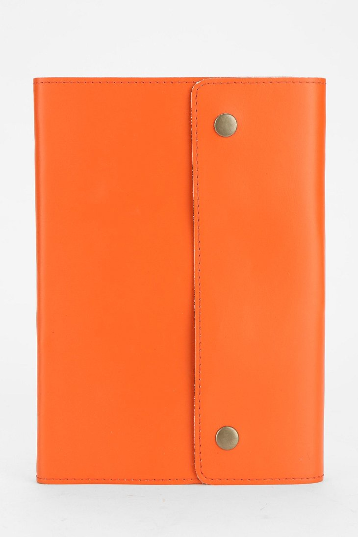 Lyst Urban Outers Oh Snap Leather Journal In Orange For Men Gallery