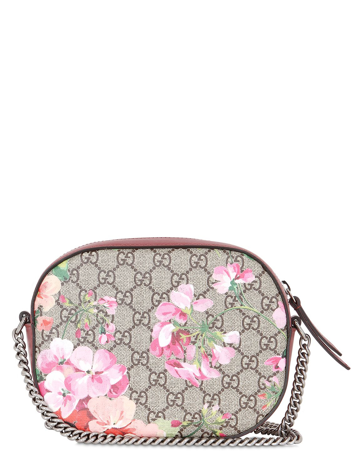 Lyst - Gucci Blooms Printed Gg Supreme Shoulder Bag in Pink