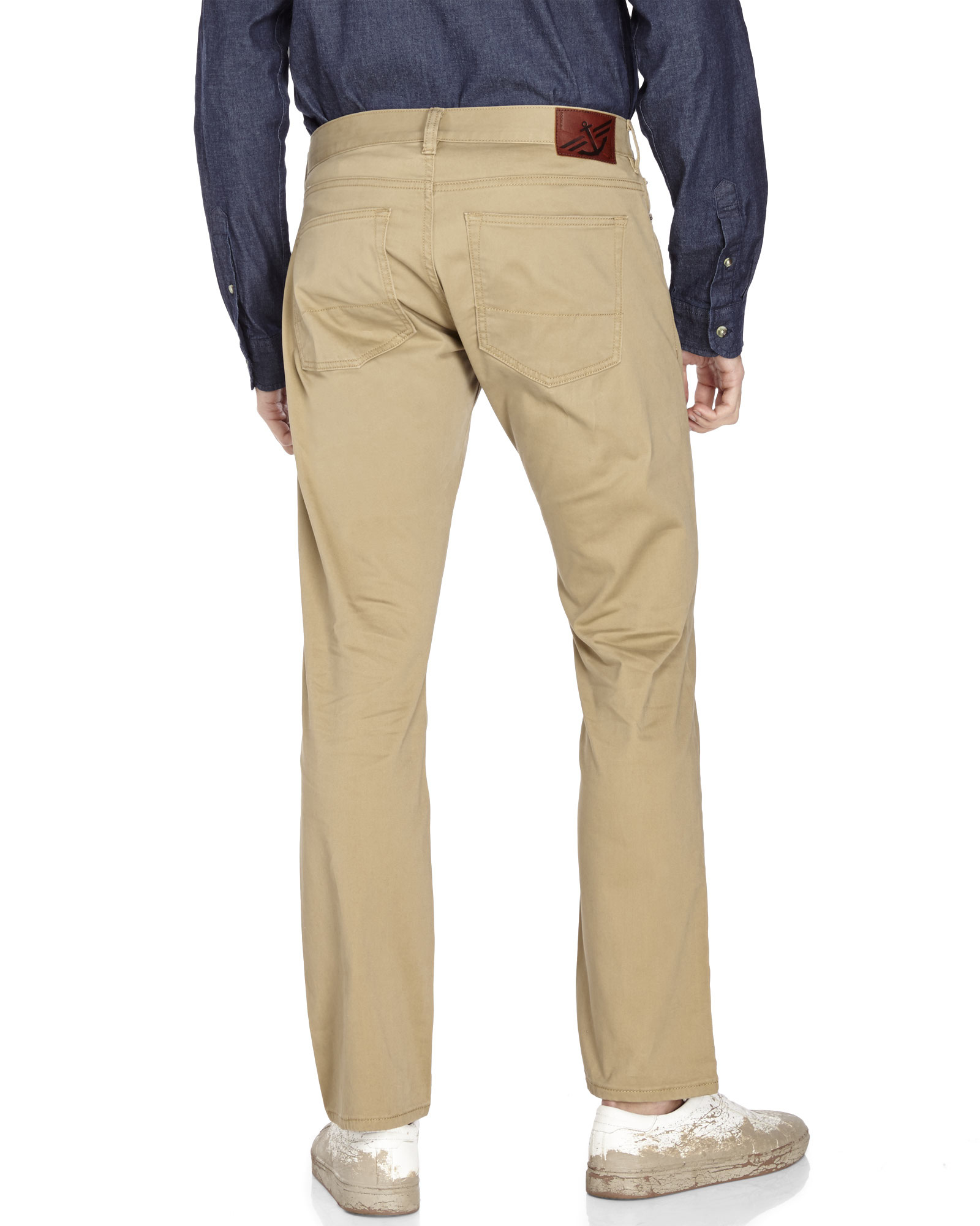 Lyst - Dockers Slim Fit 5-Pocket Pants in Natural for Men