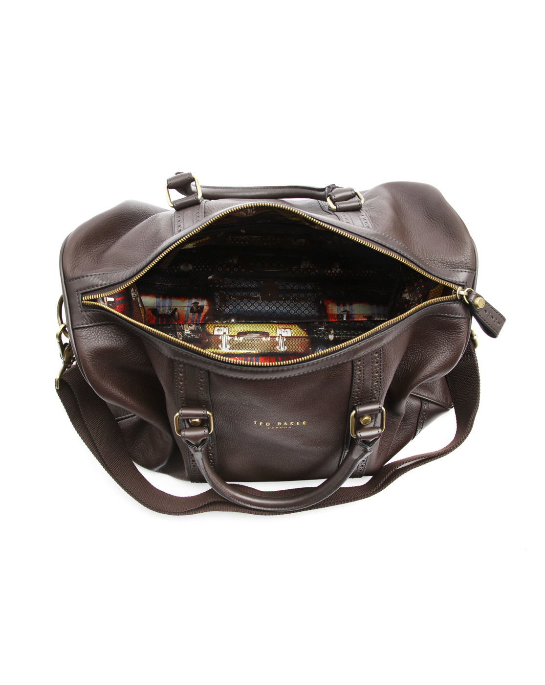 chocolate brown leather bag