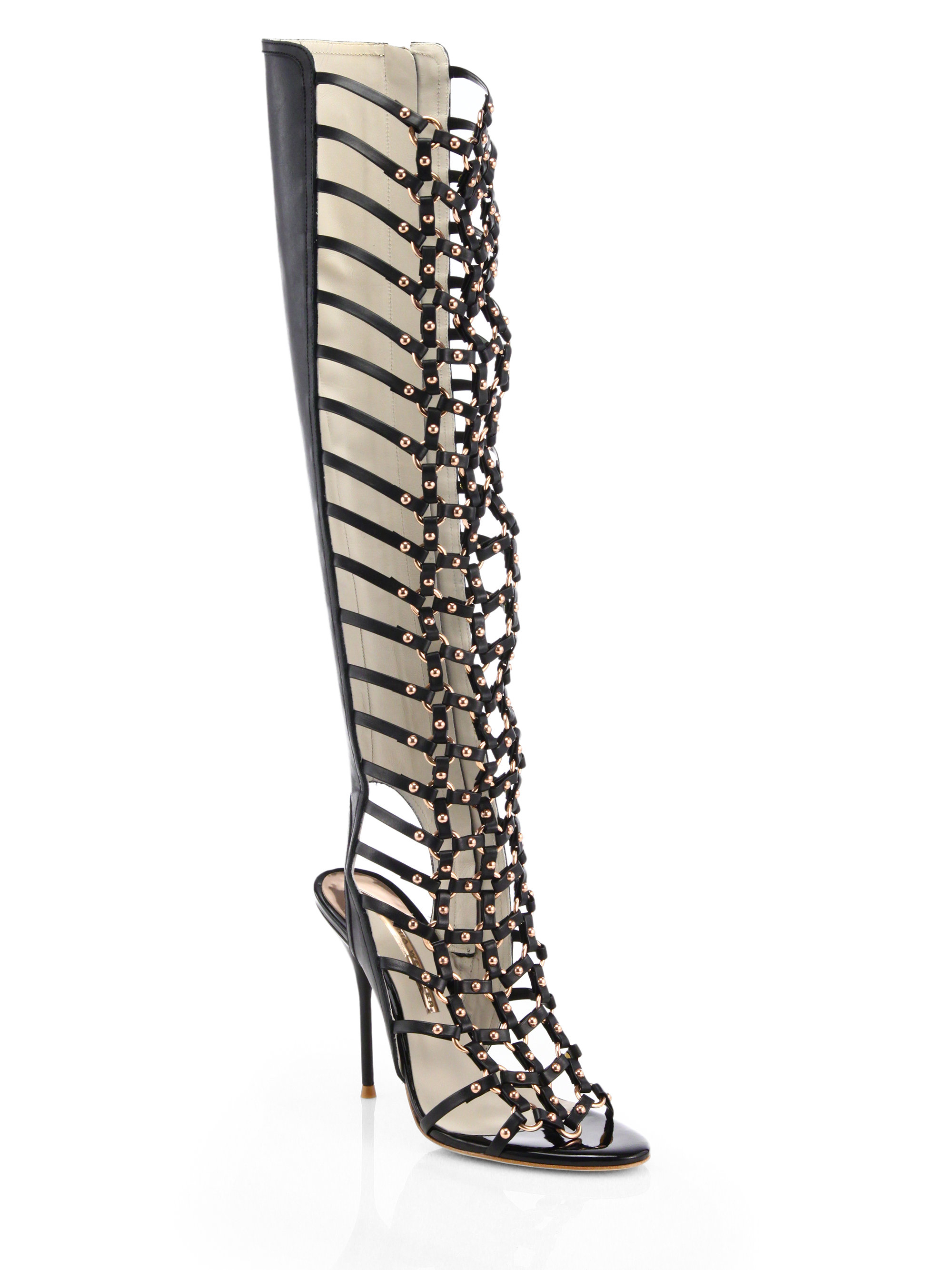 Sophia Webster Fantasia Leather Gladiator Sandal  Boots  in 