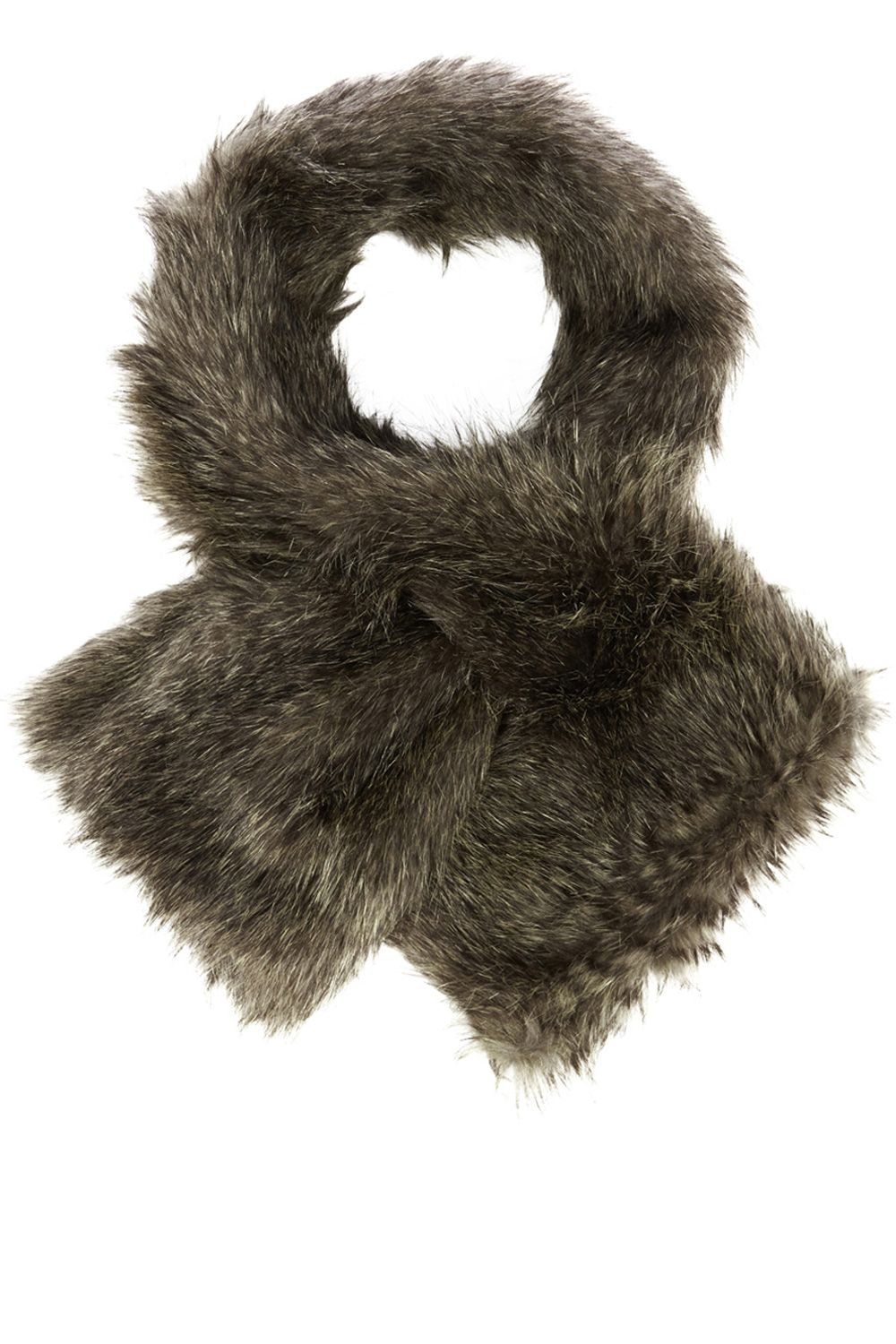 Oasis Faux Fur Tippet in Brown | Lyst