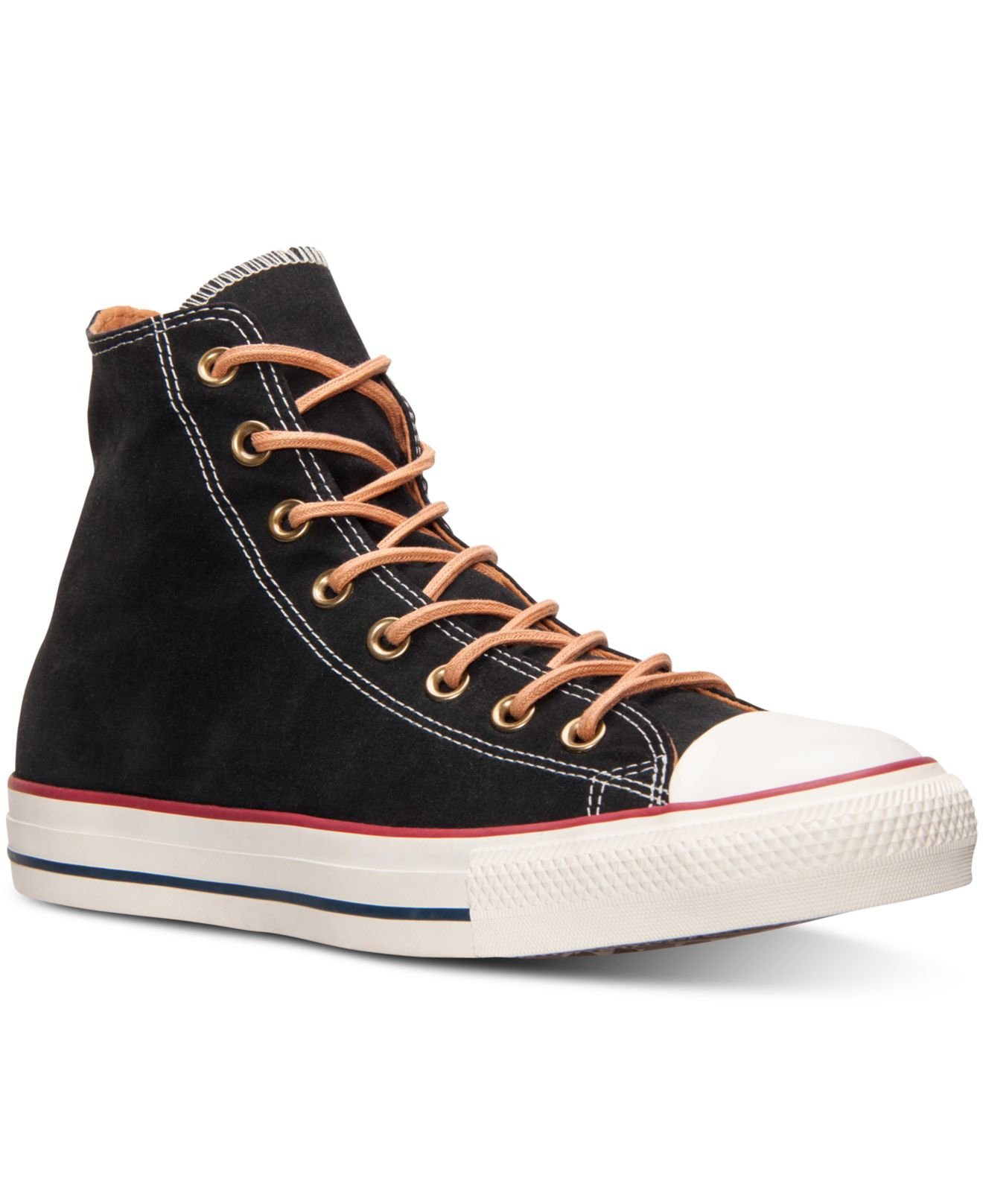 Converse Men's Chuck Taylor Hi Peached Canvas Casual Sneakers From Finish Line in Orange for Men 