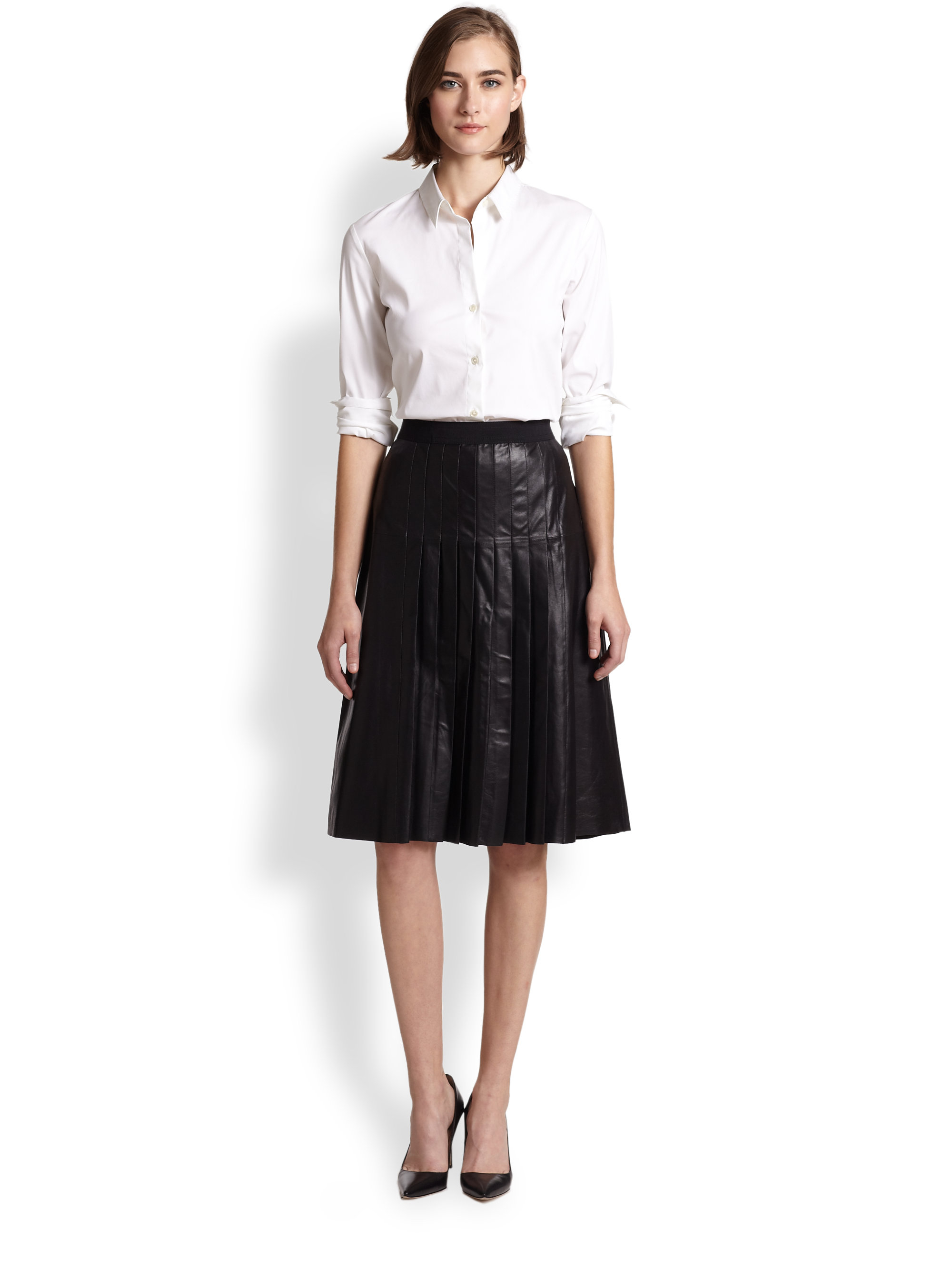 real-leather-a-line-skirt