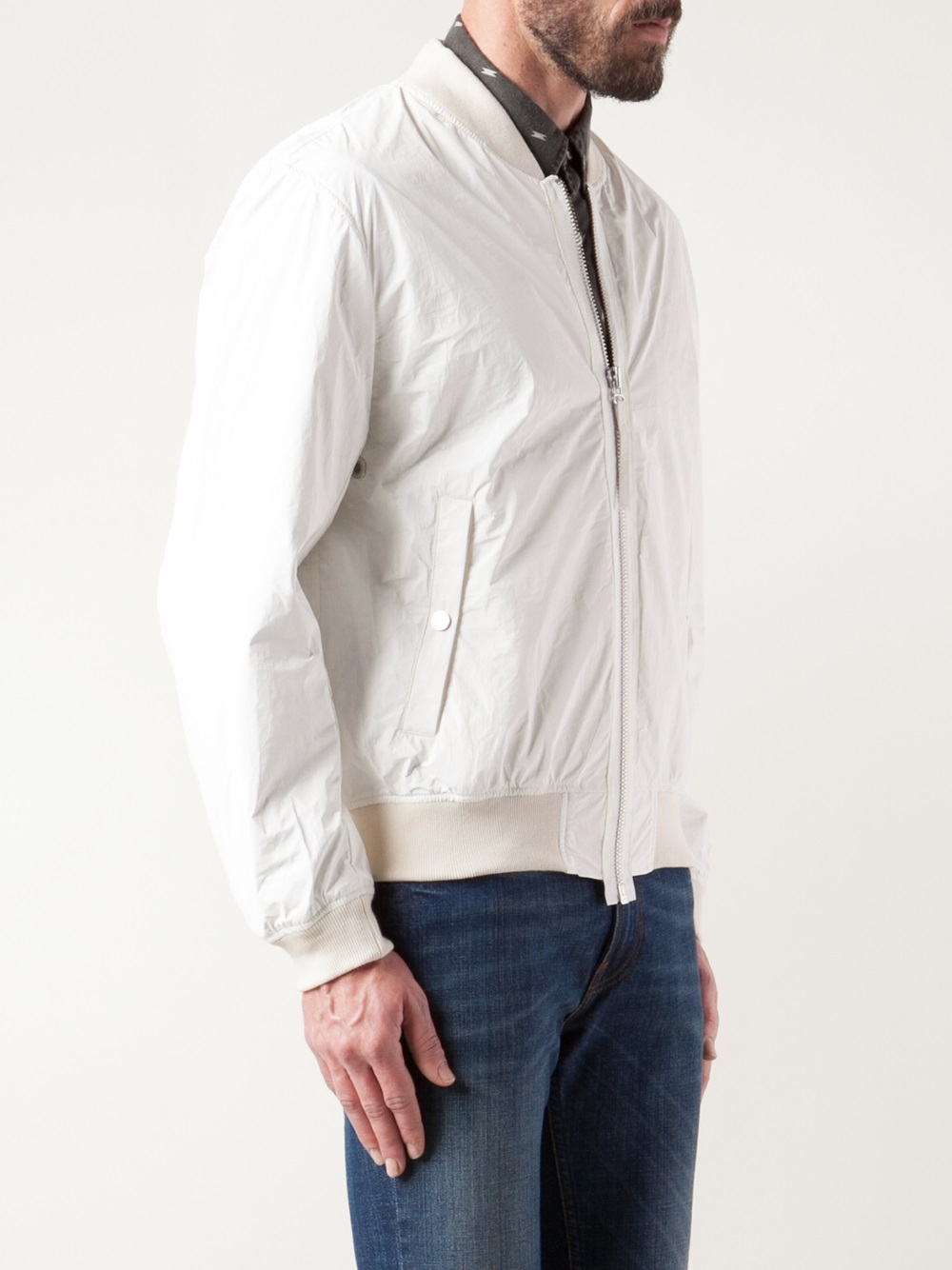Lyst - Our Legacy Bomber Jacket in White for Men