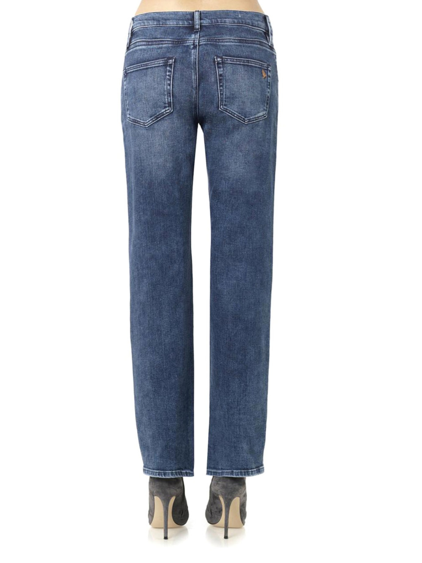 Lyst - M.I.H Jeans The Manchester Low-slung Boyfriend Jeans in Blue