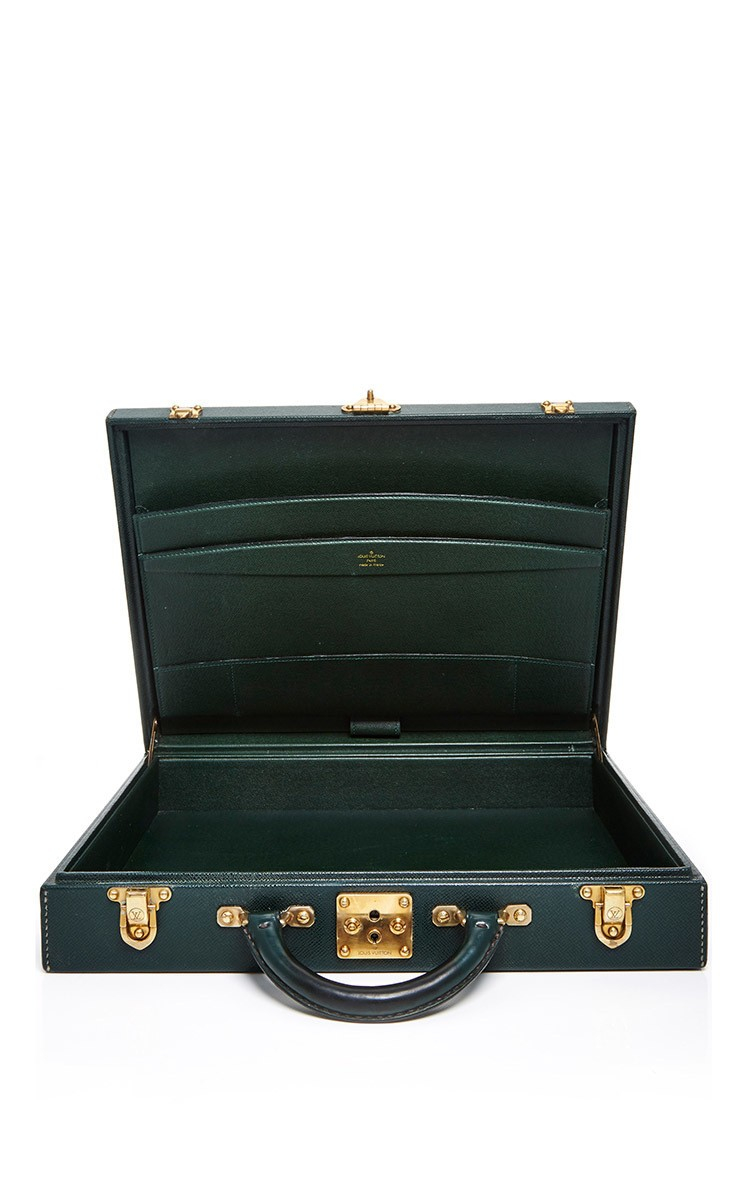 Lyst - Simon Teakle Vintage Louis Vuitton Briefcase in Green
