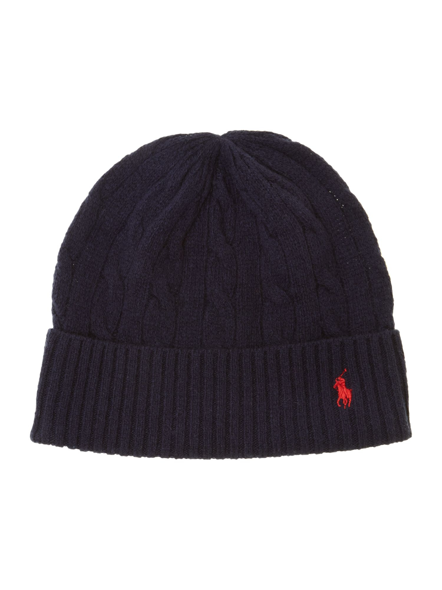 Polo ralph lauren Cable Knit Beanie Hat in Blue for Men (Navy) Lyst