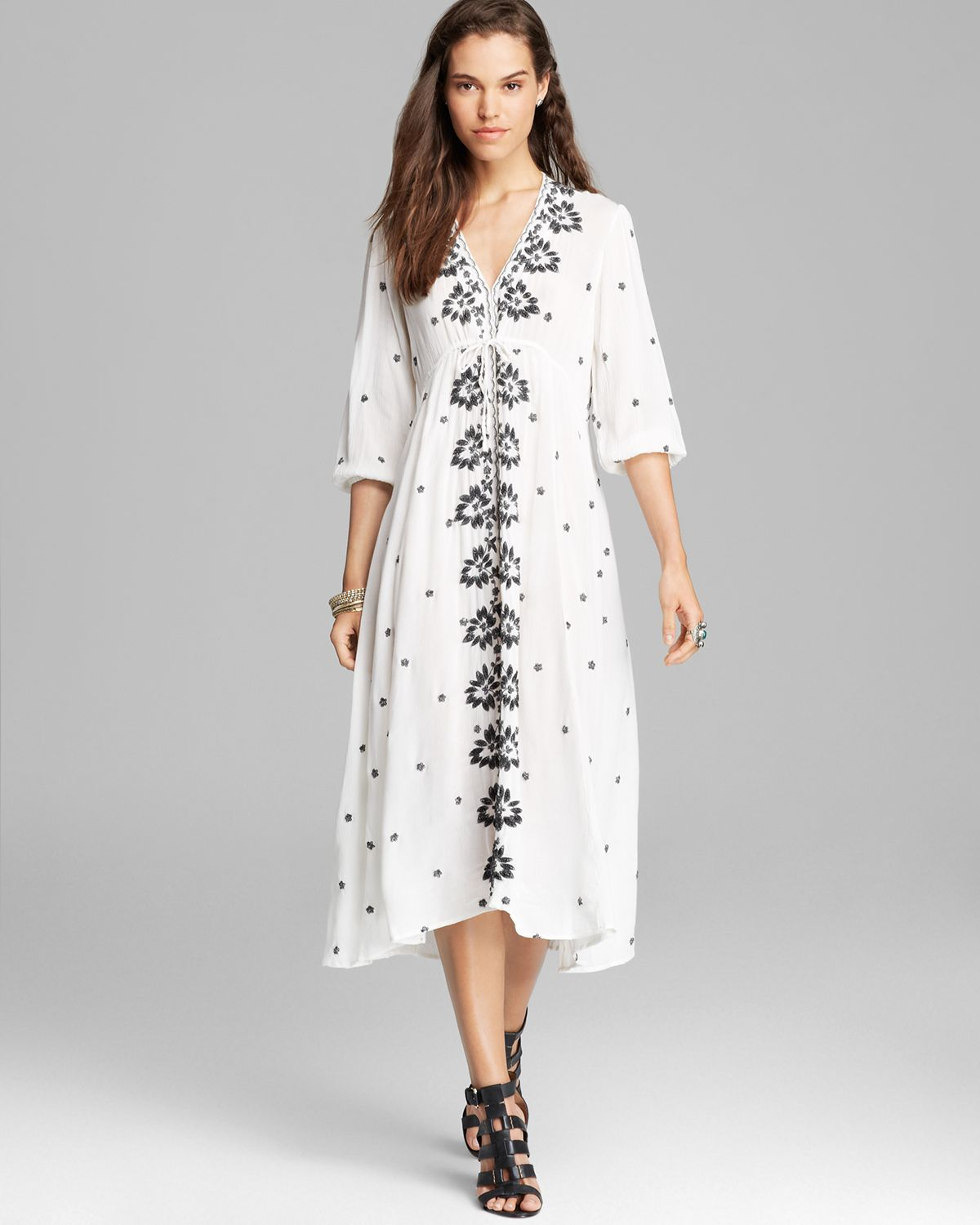 free people white gown
