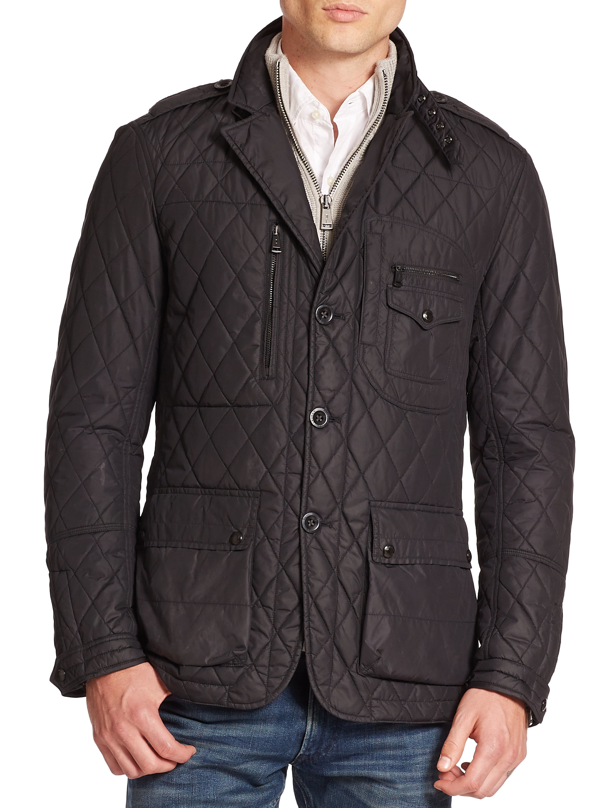 Lyst Ralph Lauren Black Label Quilted Sport Jacket in