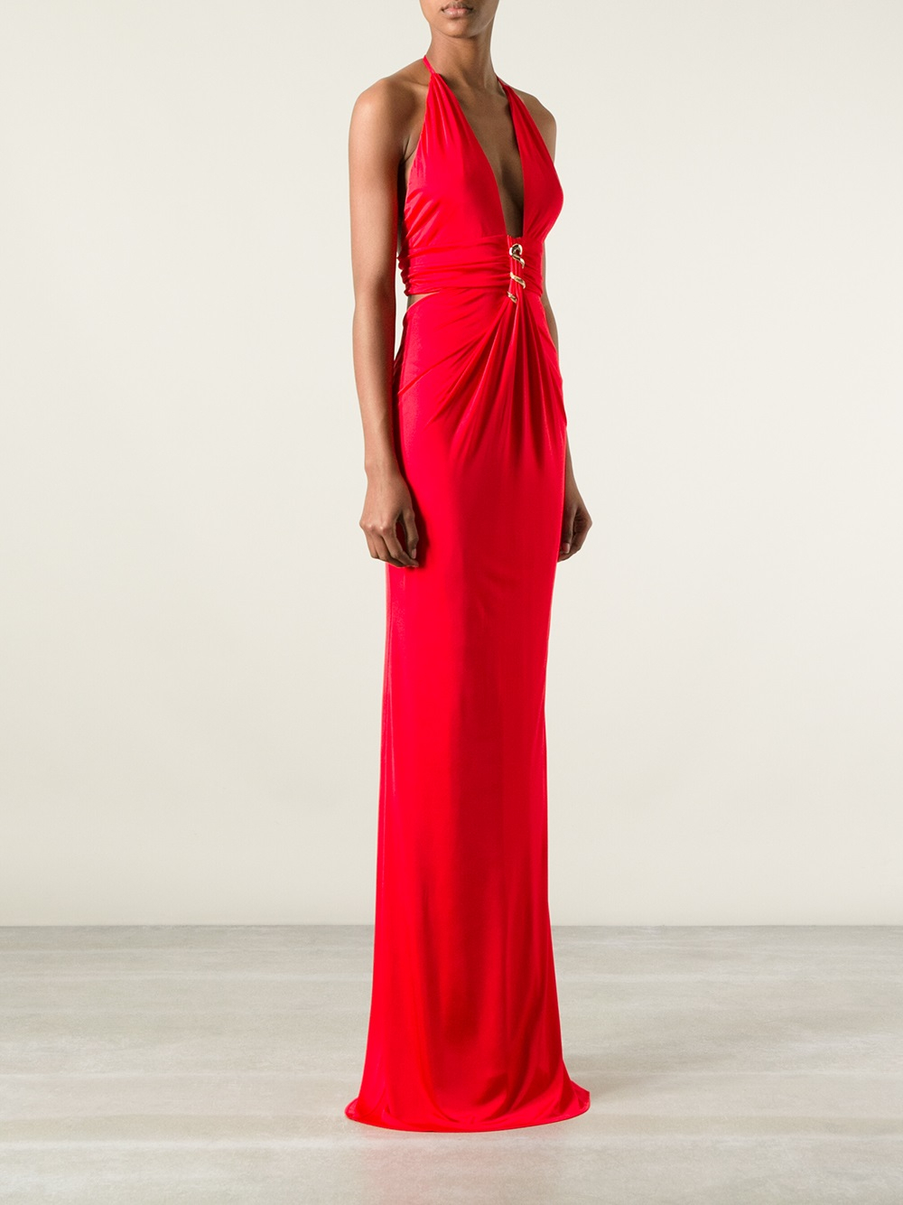Roberto Cavalli Amaryllis Dress in Red | Lyst