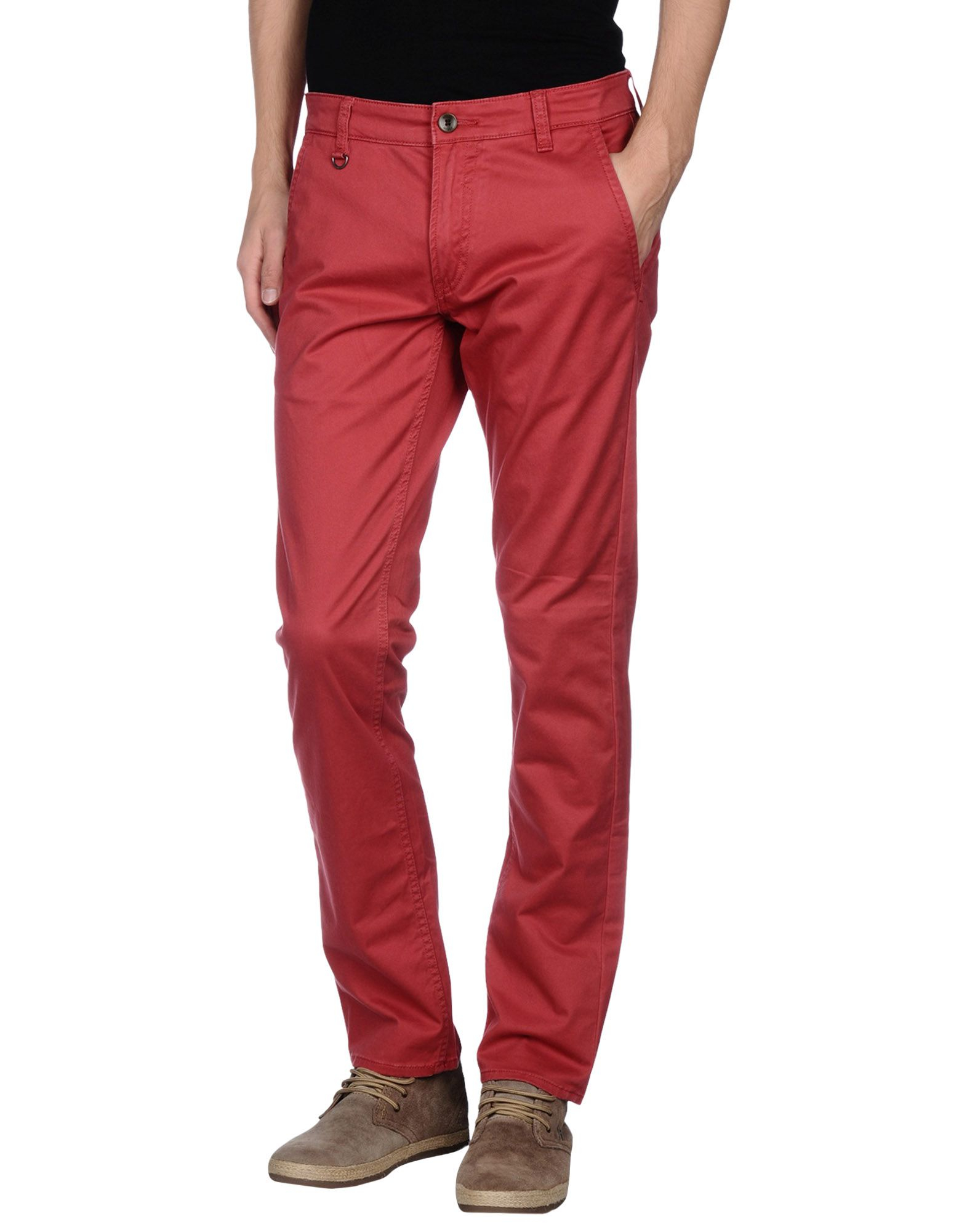 Lyst - Guess Casual Trouser in Red for Men