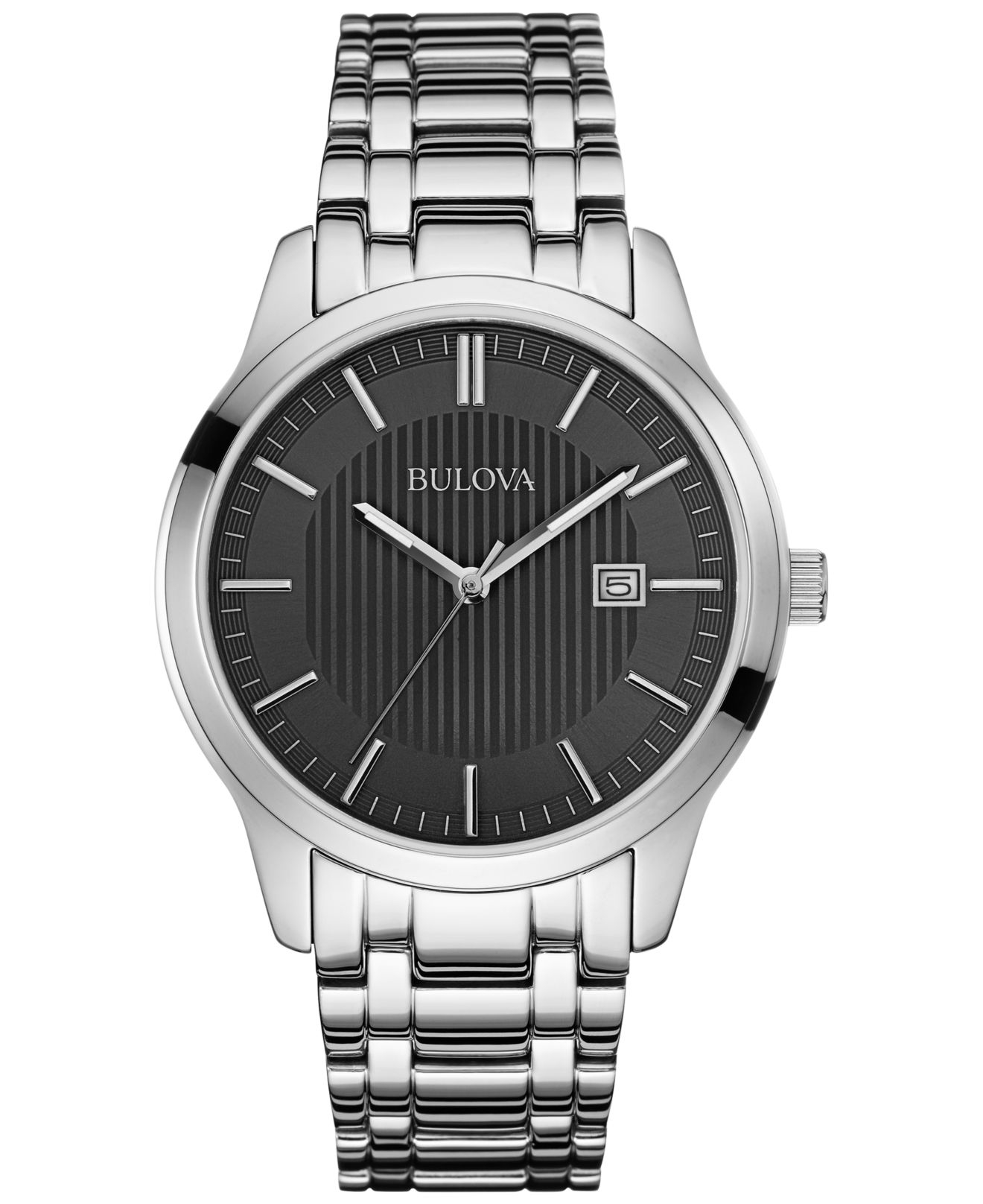 Lyst - Bulova Men's Stainless Steel Bracelet Watch 40mm 96b223 - A Macy