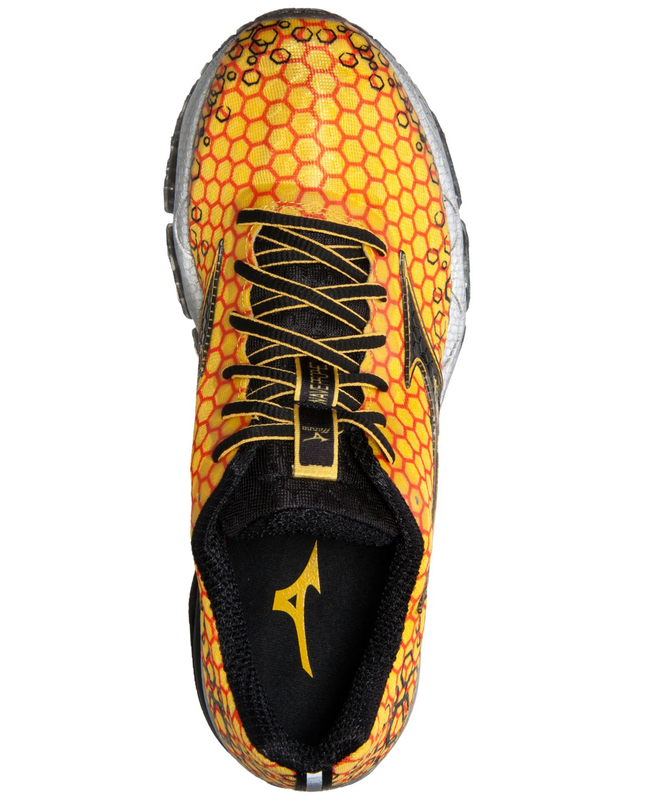 mizuno yellow running shoes