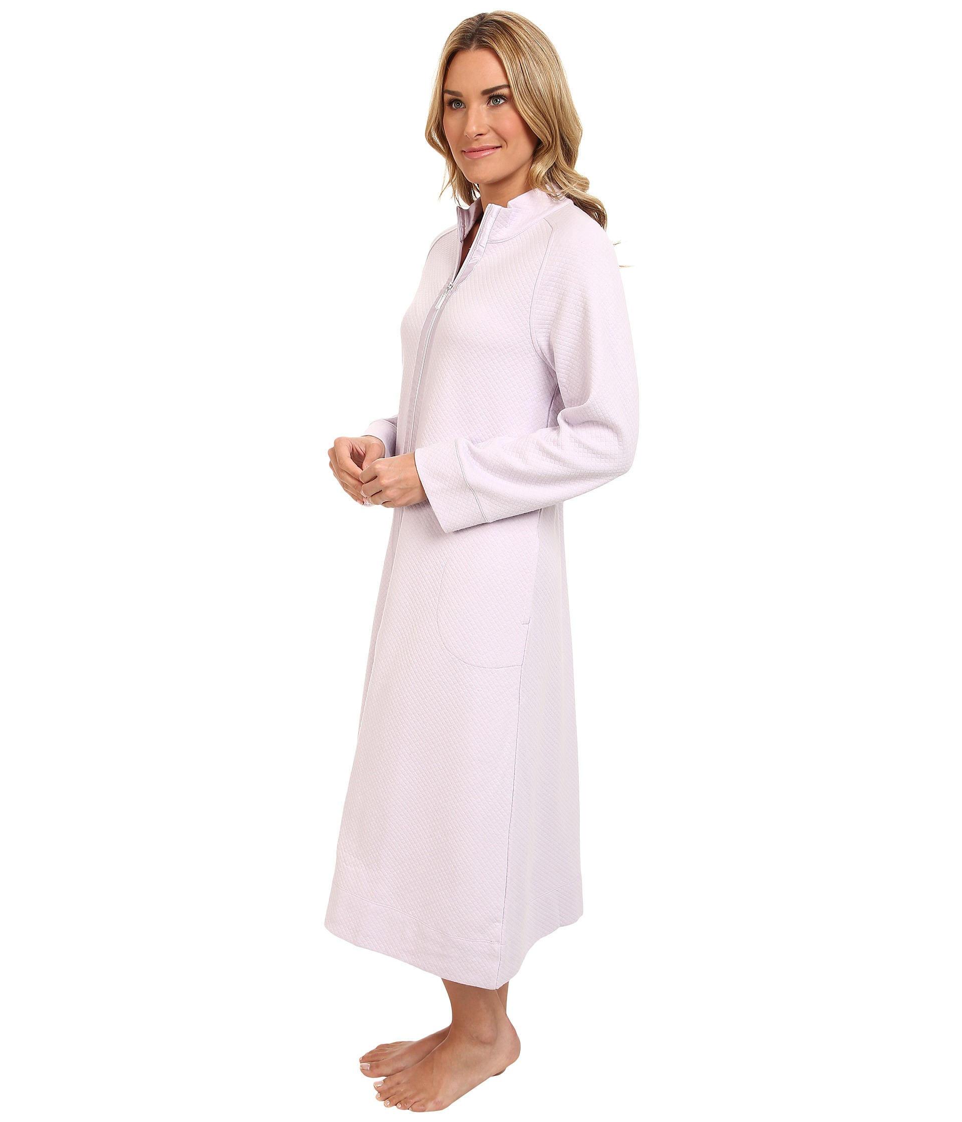 Carole hochman Zip Front Robe in Purple Lyst