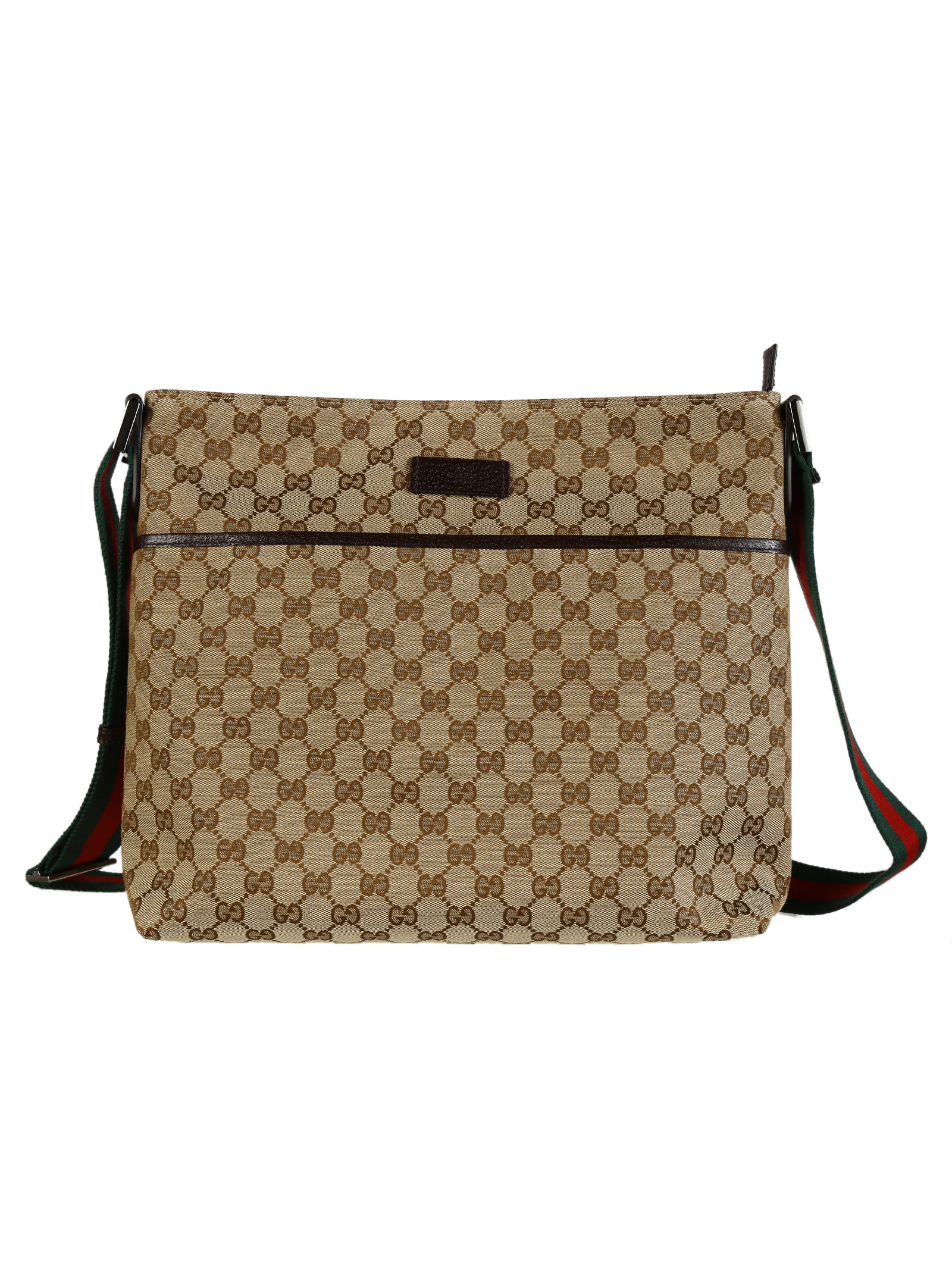 Gucci Original Gg Medium Messenger Bag in Beige for Men (Beige/Ebony ...