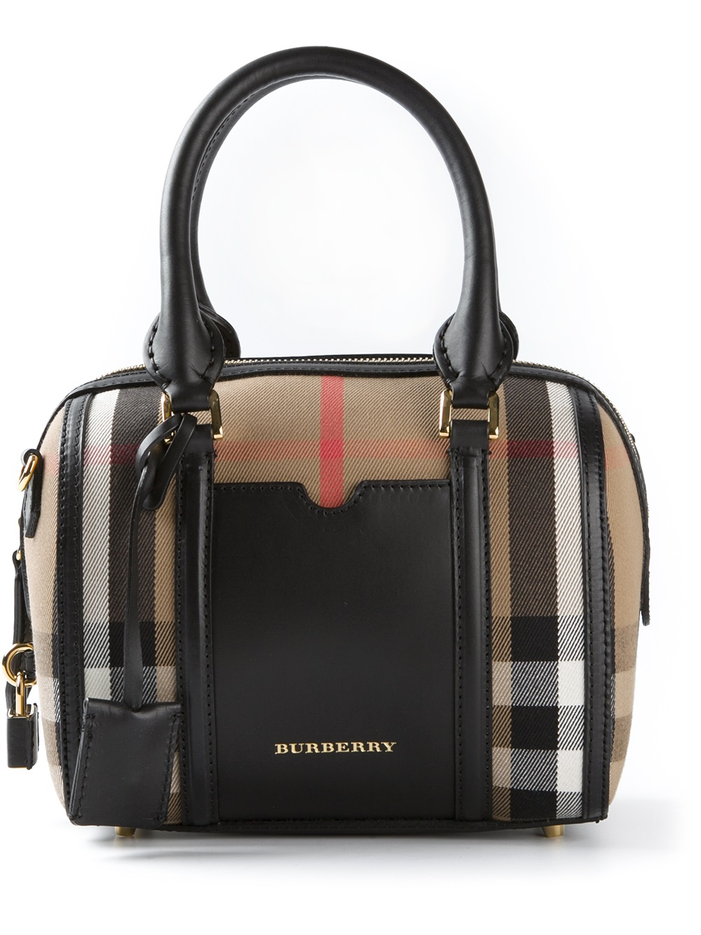 Burberry Small Alchester Bowling Bag in Brown - Lyst