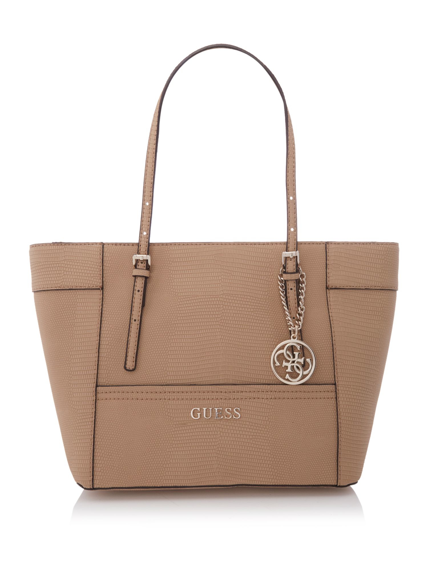 Guess Neutral Tote Bag In Brown Lyst Gallery
