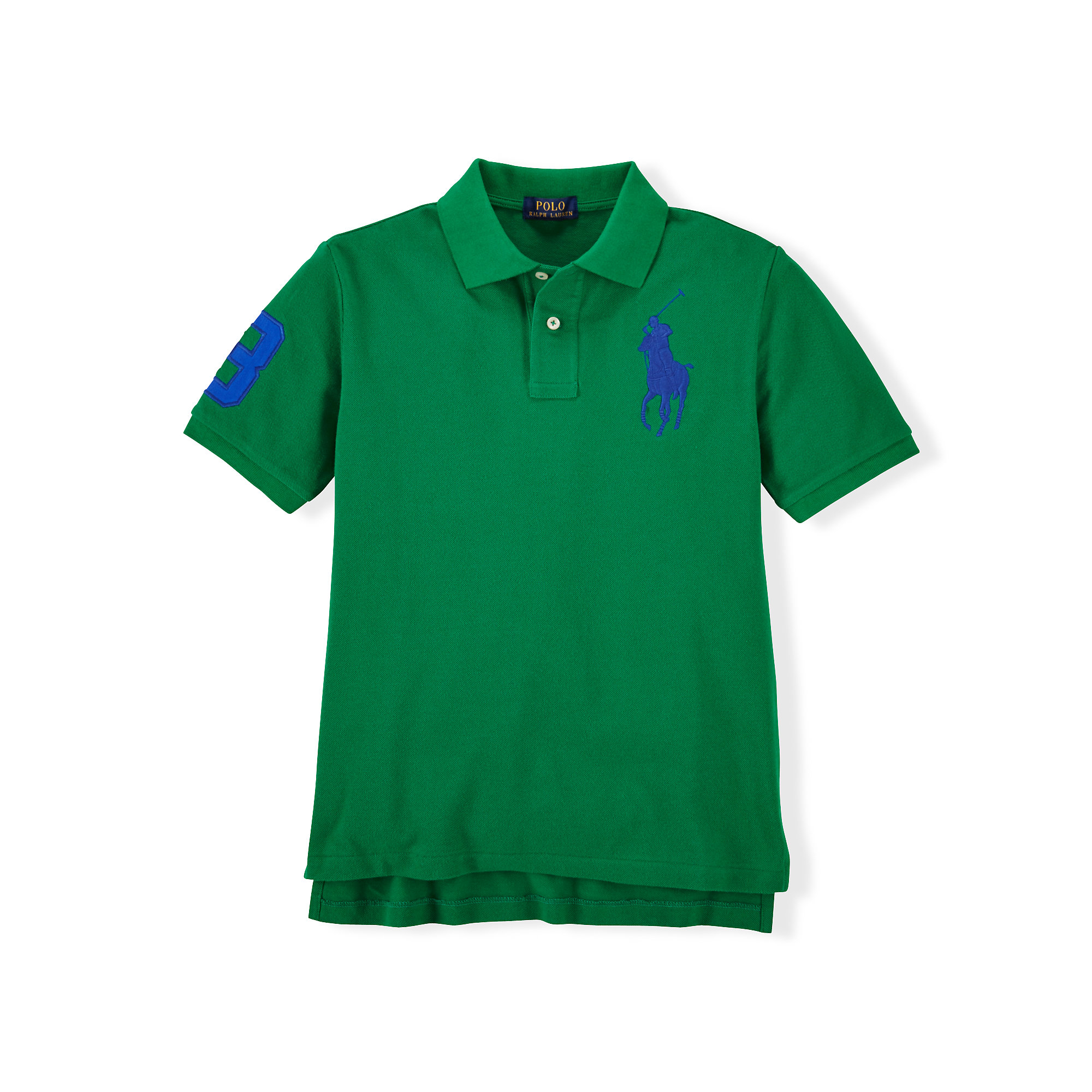 Ralph lauren CustomFit Big Pony Polo Shirt in Green for Men Lyst
