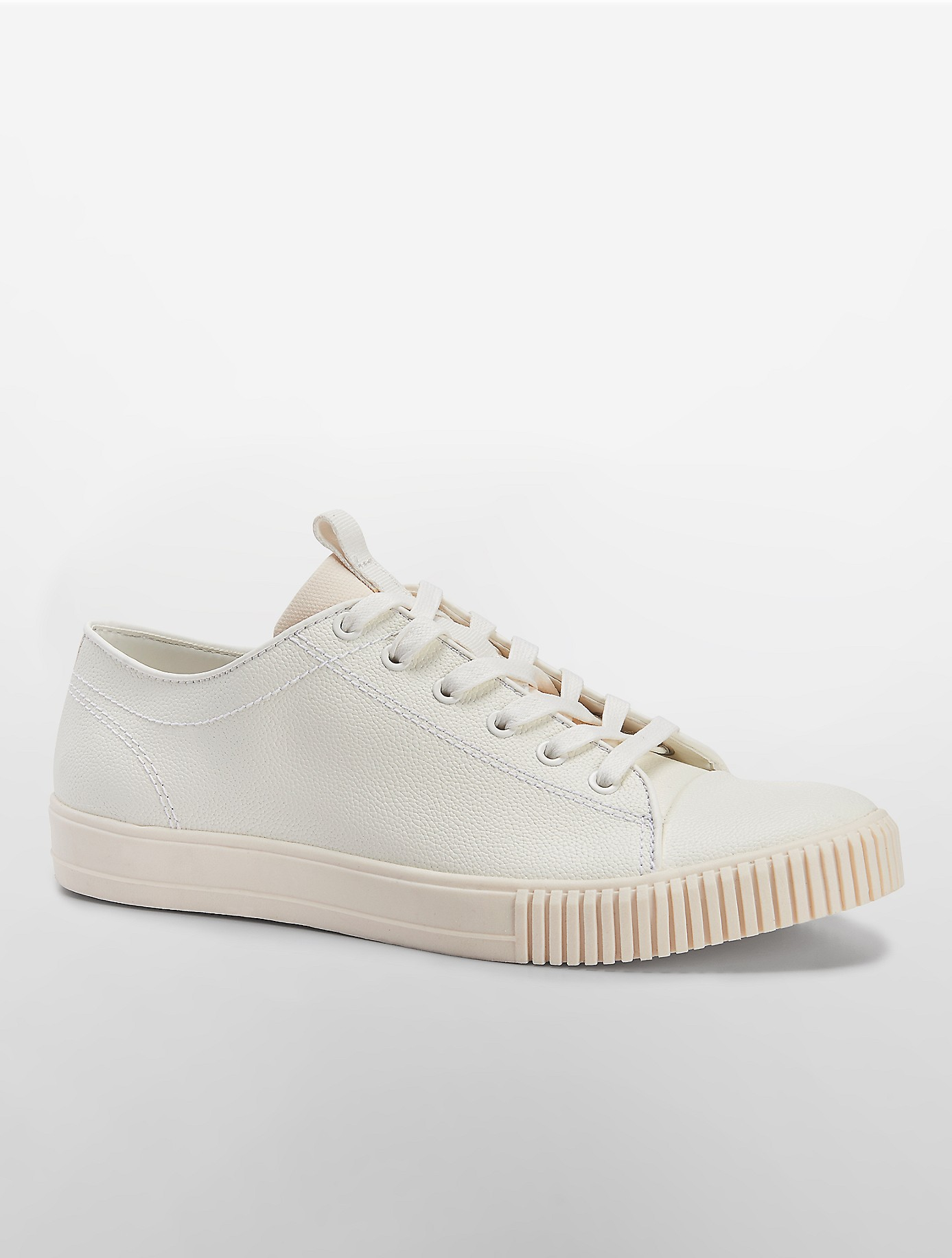 calvin klein jeans white trainers